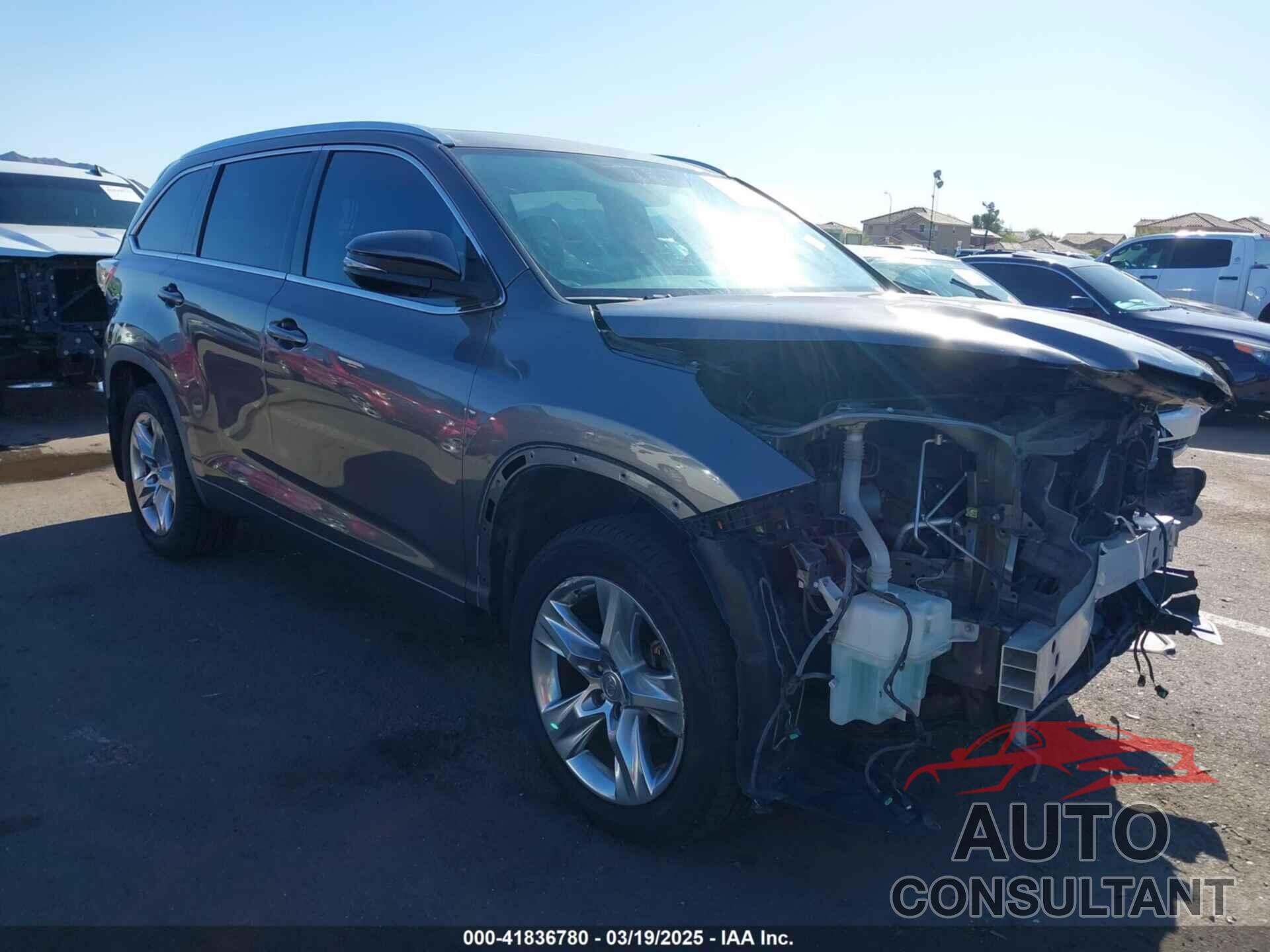 TOYOTA HIGHLANDER 2014 - 5TDDKRFHXES039535