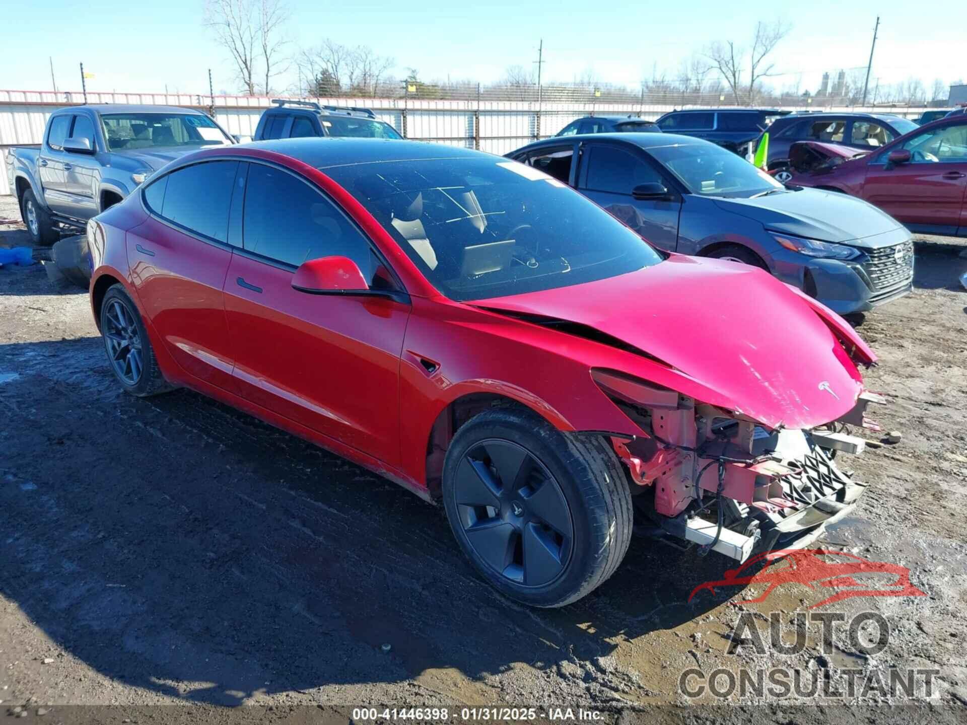 TESLA MODEL 3 2022 - 5YJ3E1EB5NF322320