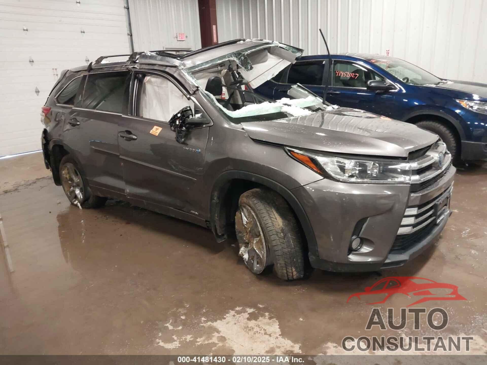TOYOTA HIGHLANDER HYBRID 2017 - 5TDDGRFHXHS030341