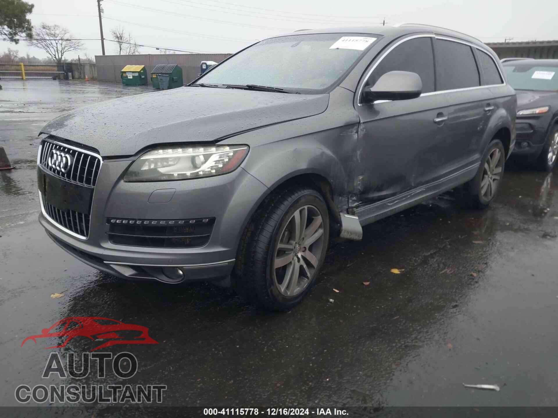 AUDI Q7 2012 - WA1LMAFEXCD009516