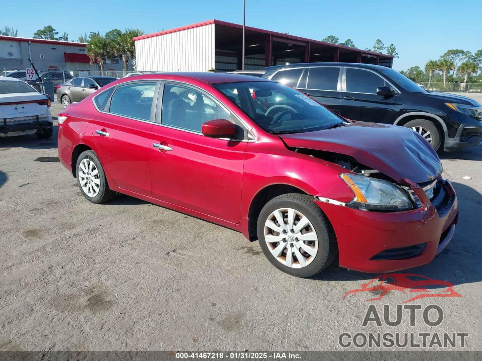 NISSAN SENTRA 2015 - 3N1AB7AP2FL670926