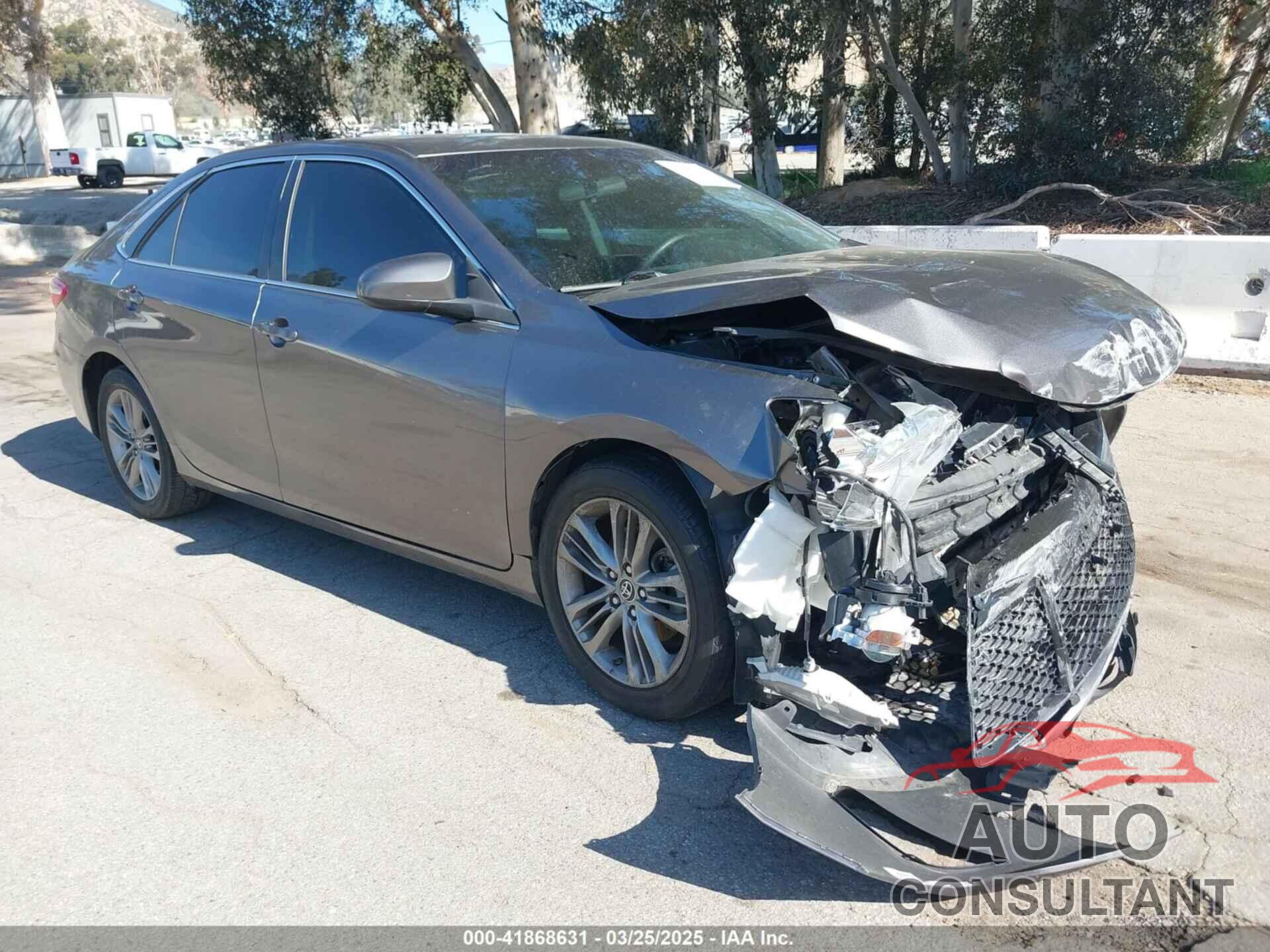 TOYOTA CAMRY 2017 - 4T1BF1FK4HU356831