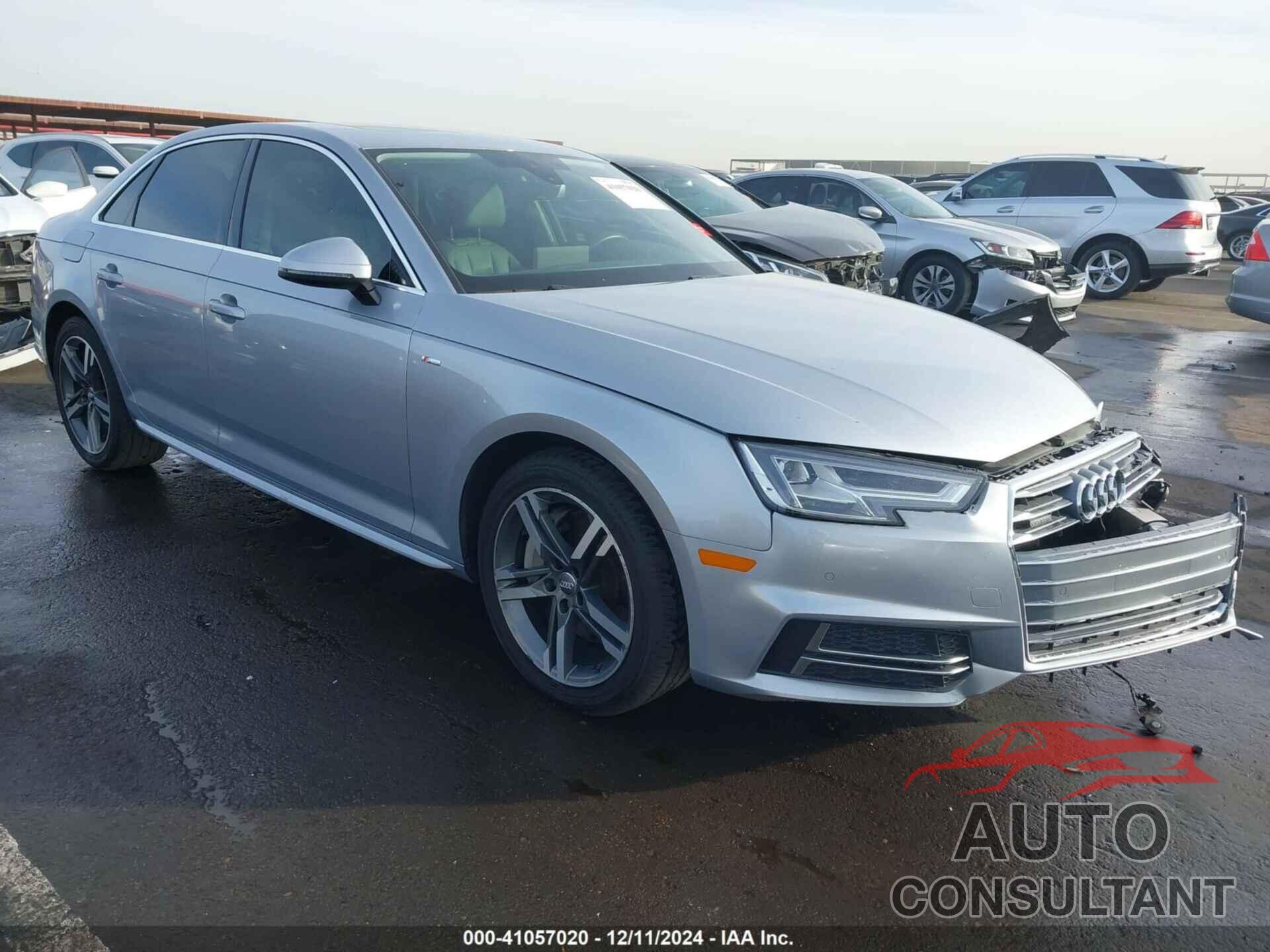 AUDI A4 2018 - WAUENAF4XJA051215