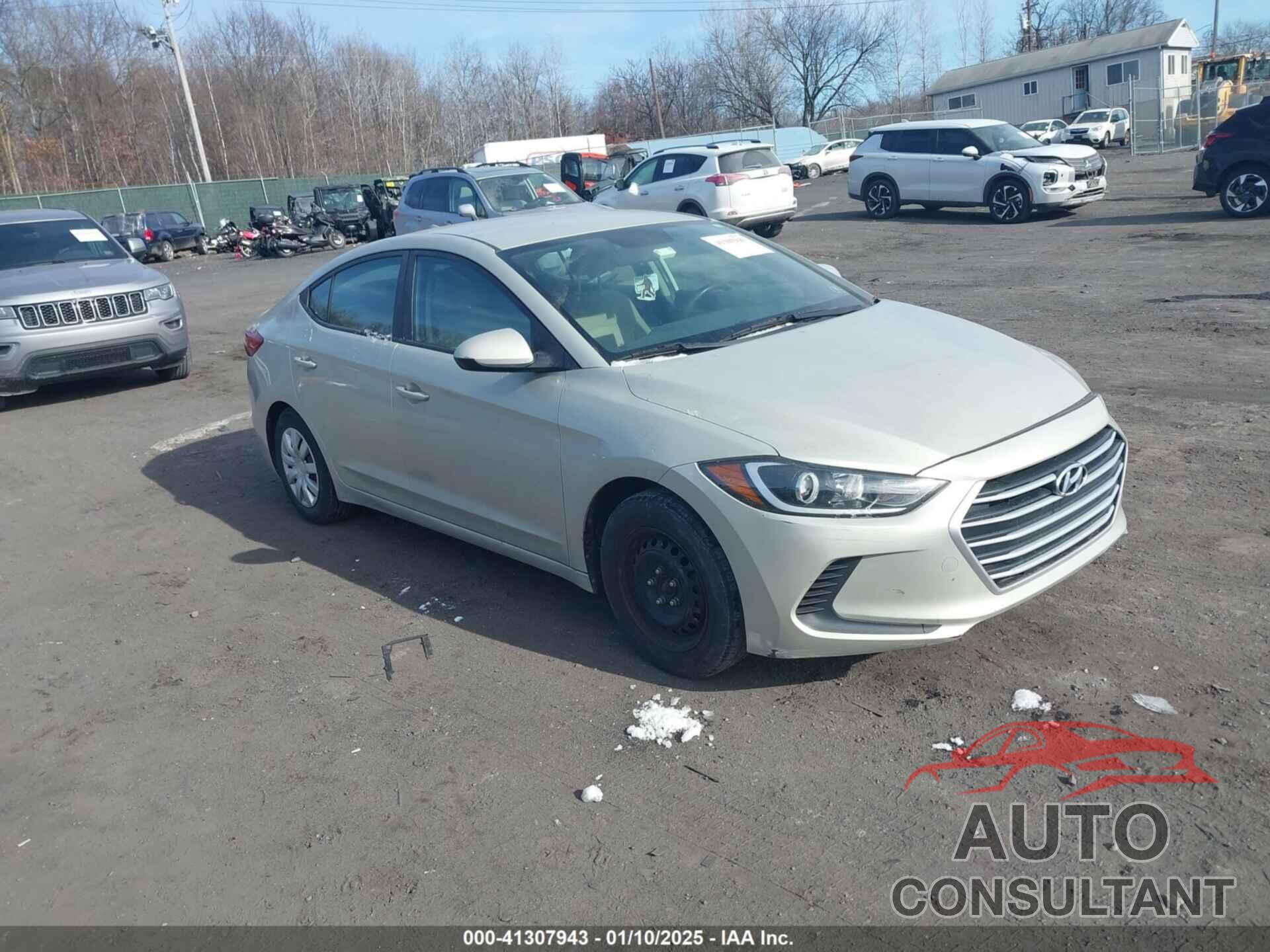 HYUNDAI ELANTRA 2017 - KMHD74LF5HU091089