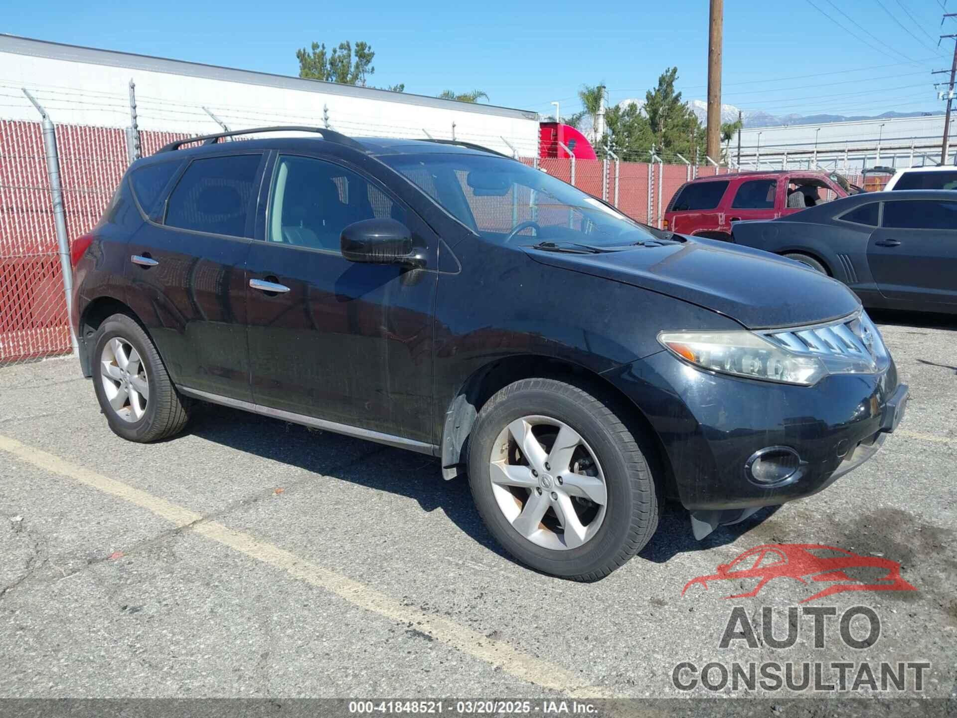 NISSAN MURANO 2009 - JN8AZ18U99W022486