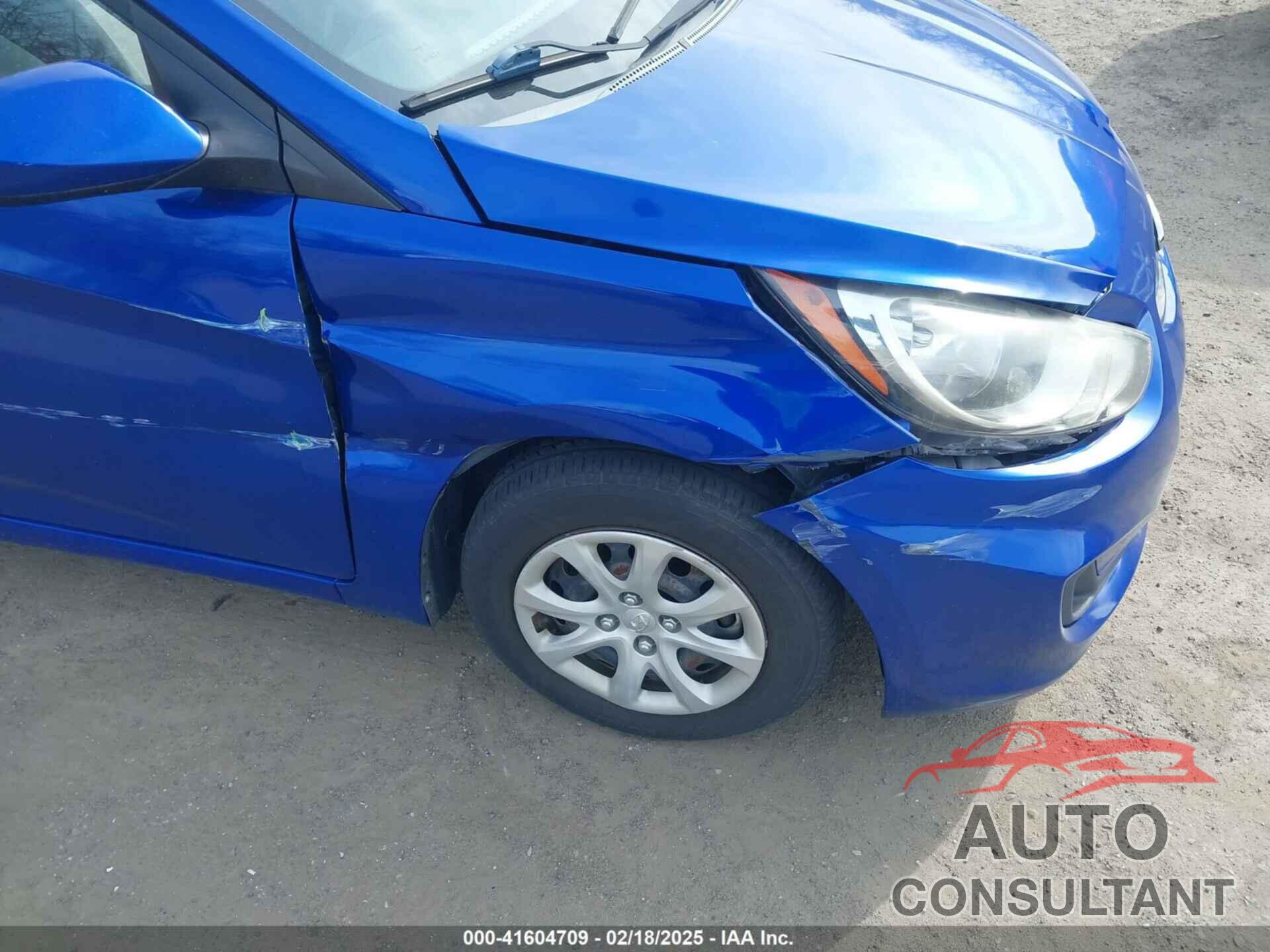 HYUNDAI ACCENT 2013 - KMHCT4AE5DU528150