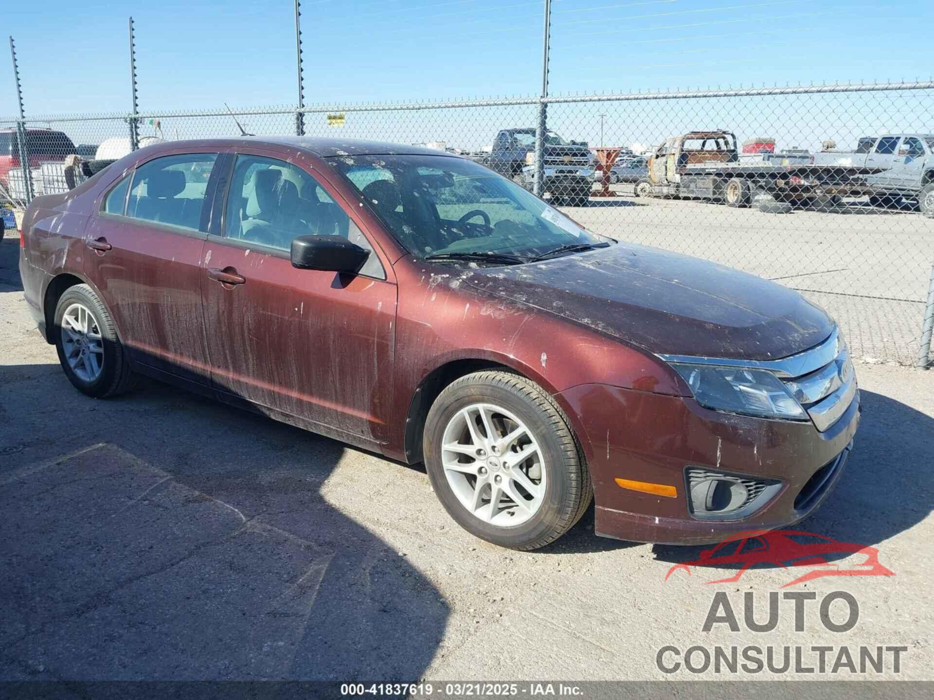 FORD FUSION 2012 - 3FAHP0GA5CR181359