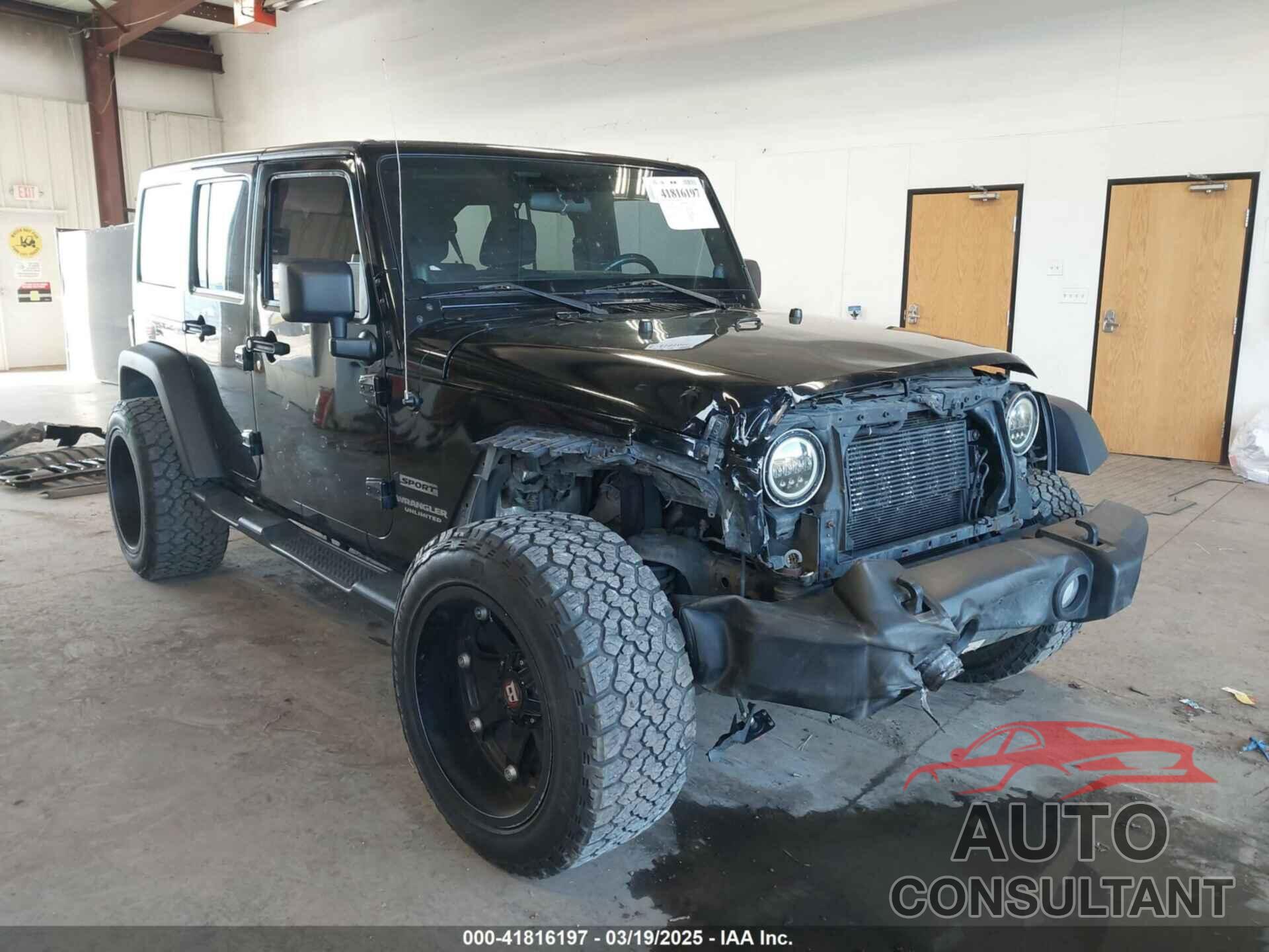 JEEP WRANGLER UNLIMITED 2012 - 1C4BJWDG8CL246829