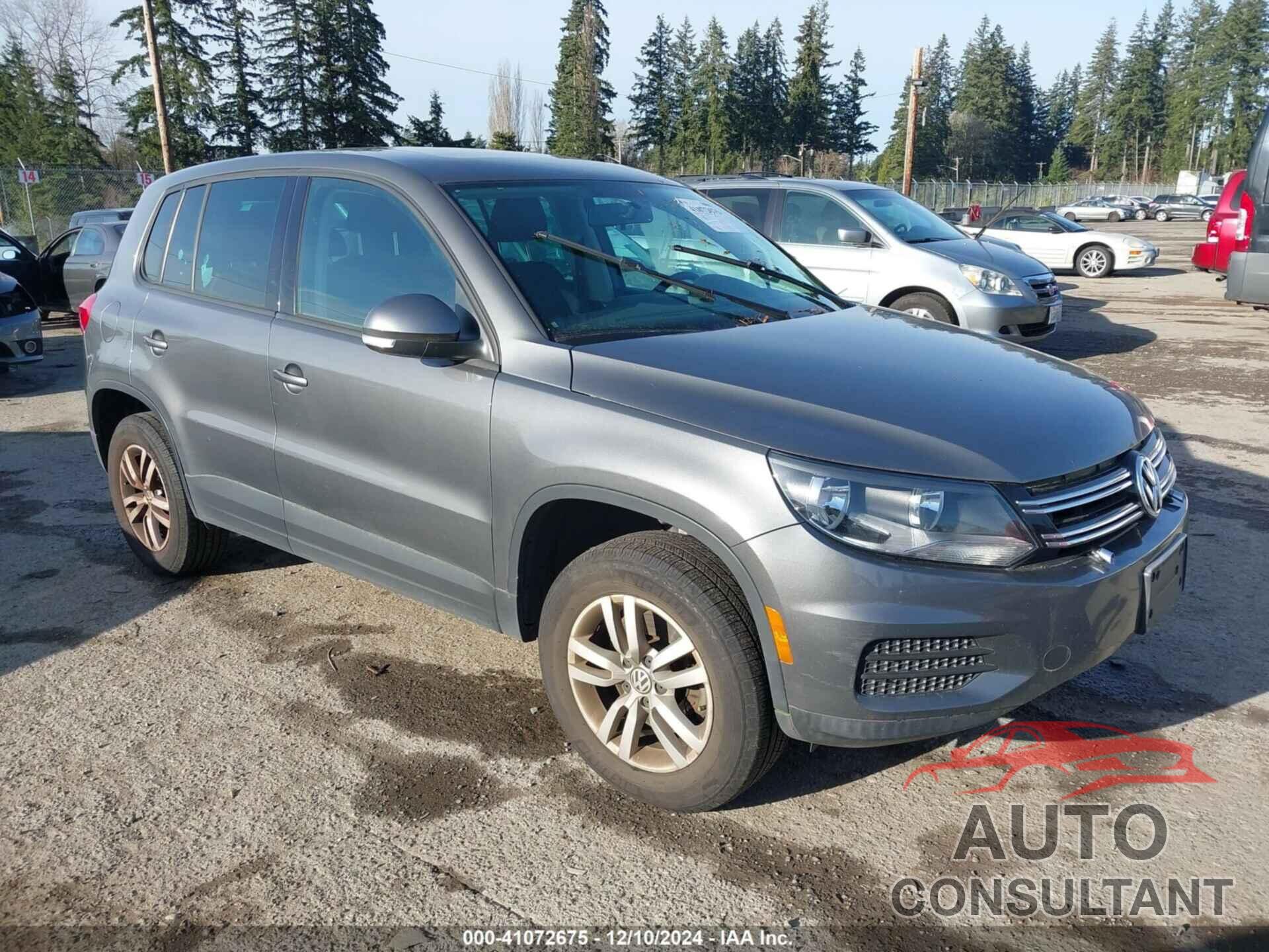 VOLKSWAGEN TIGUAN 2012 - WVGBV7AXXCW082900