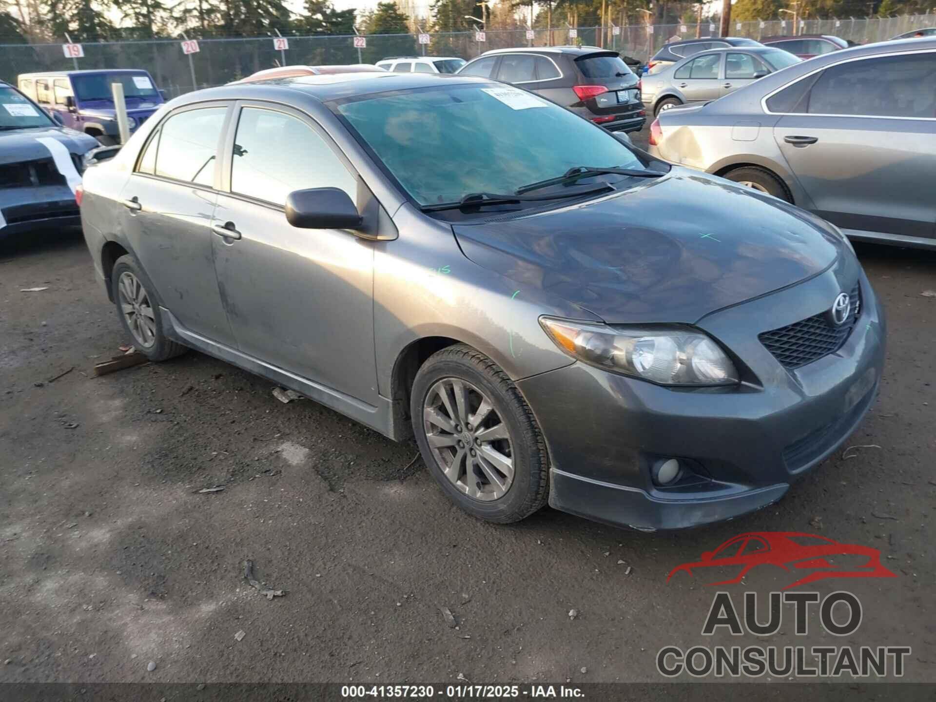 TOYOTA COROLLA 2009 - 2T1BU40E09C028691