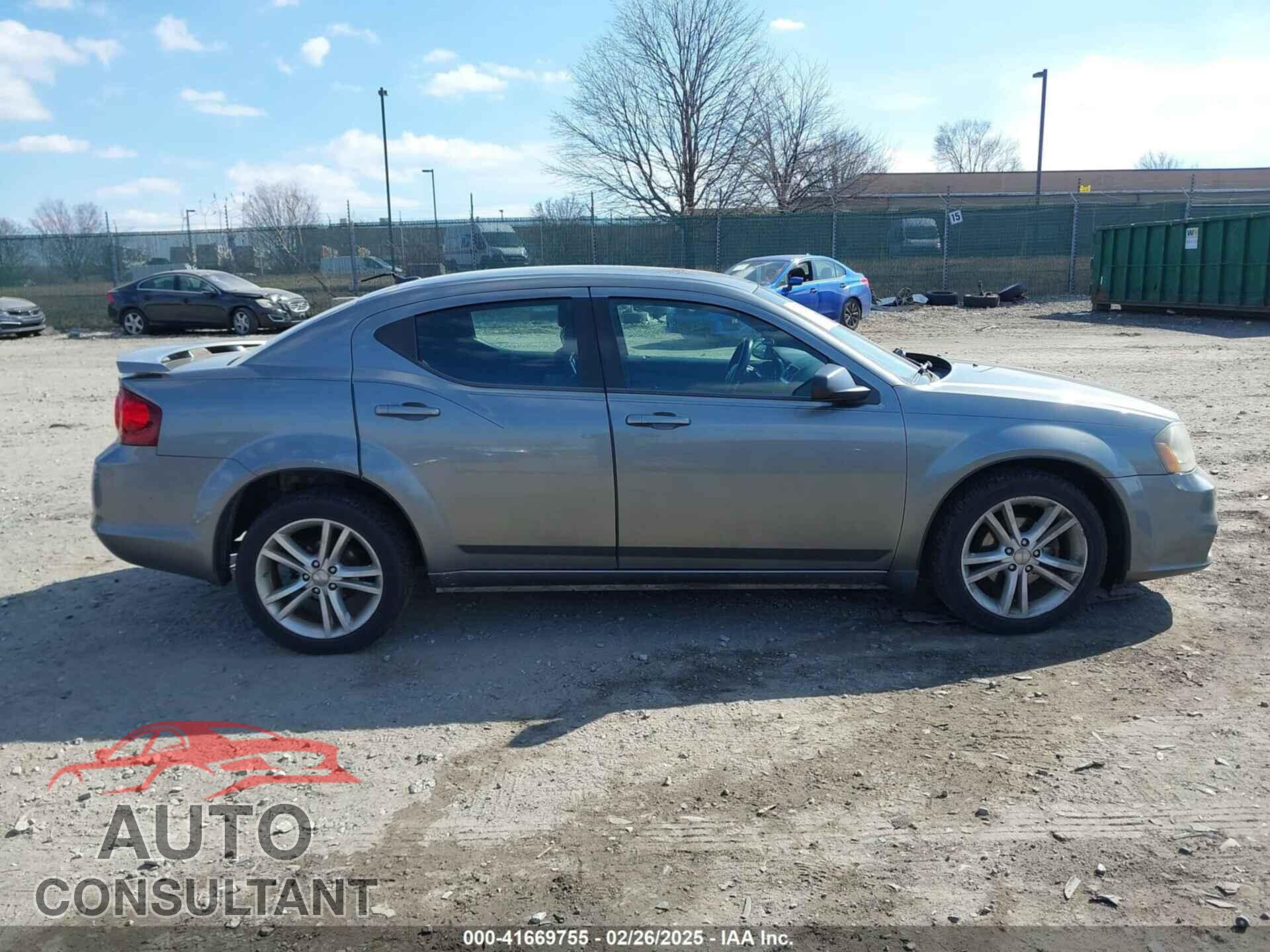 DODGE AVENGER 2013 - 1C3CDZAG3DN748367