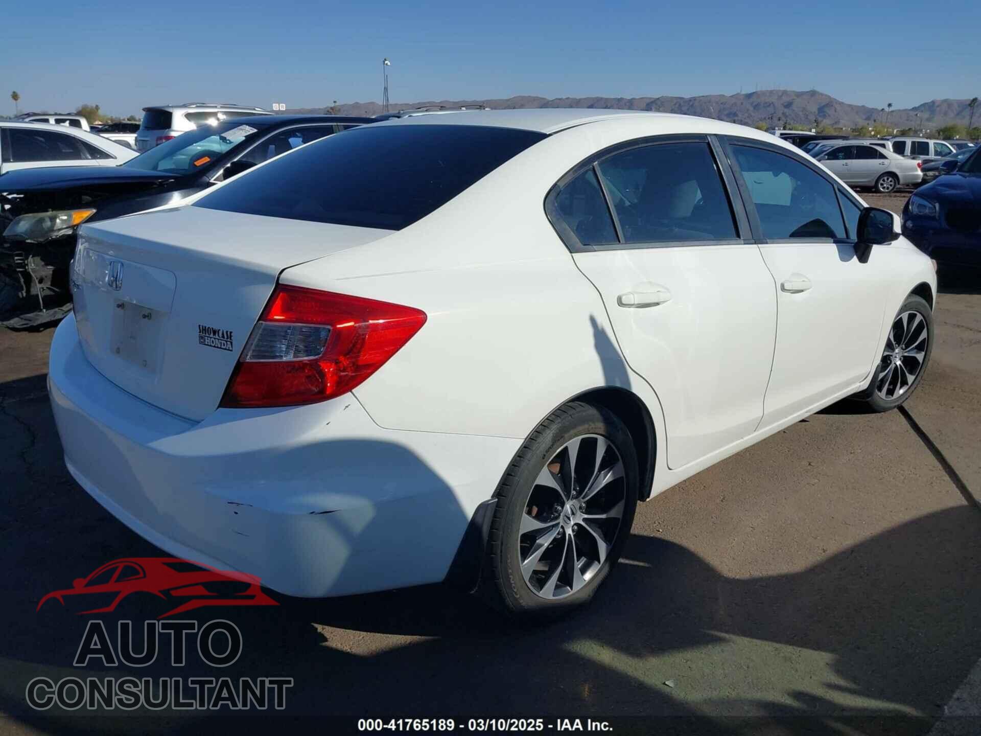 HONDA CIVIC 2012 - JHMFB2F56CS000207
