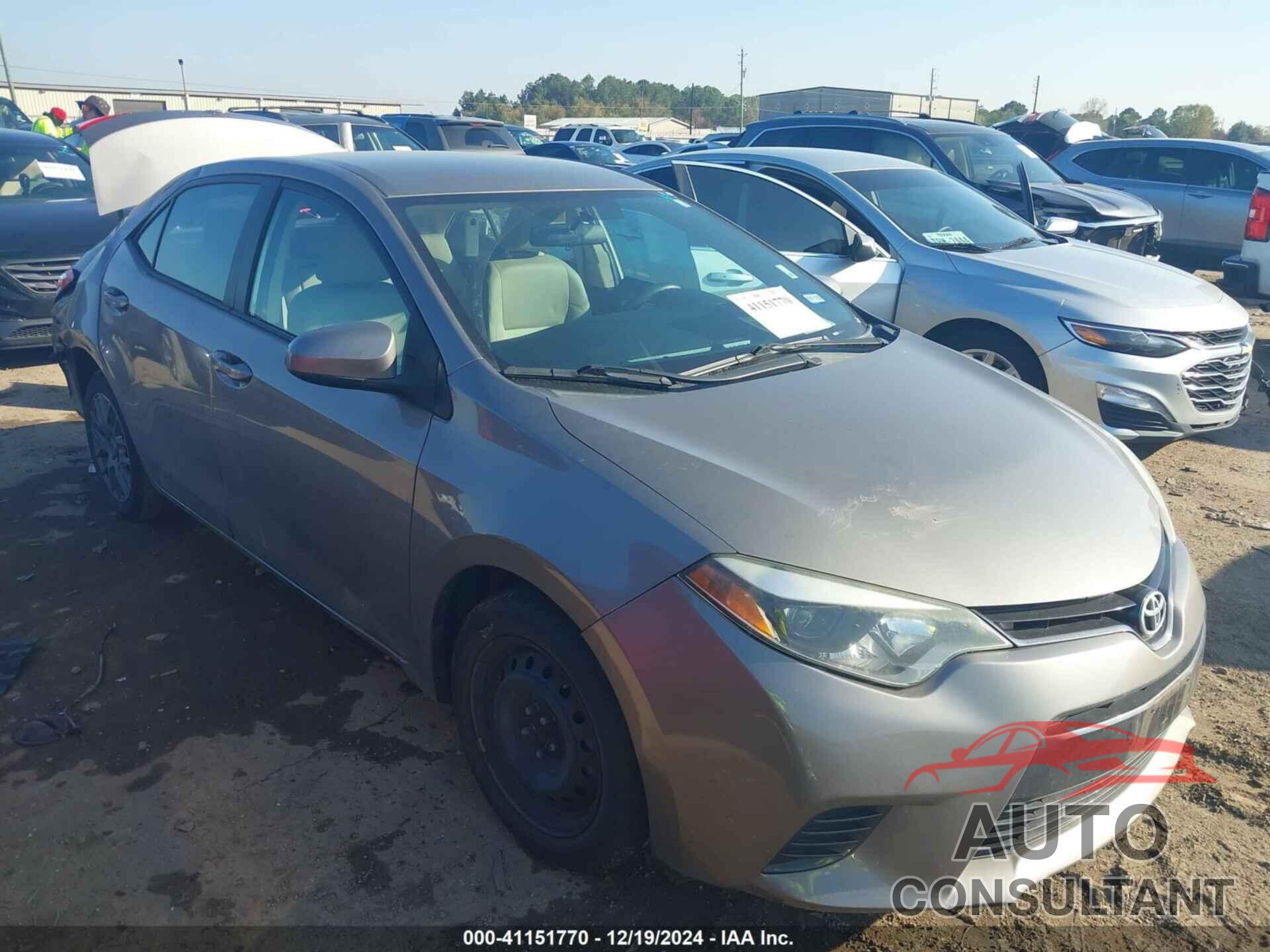 TOYOTA COROLLA 2015 - 5YFBURHEXFP189921