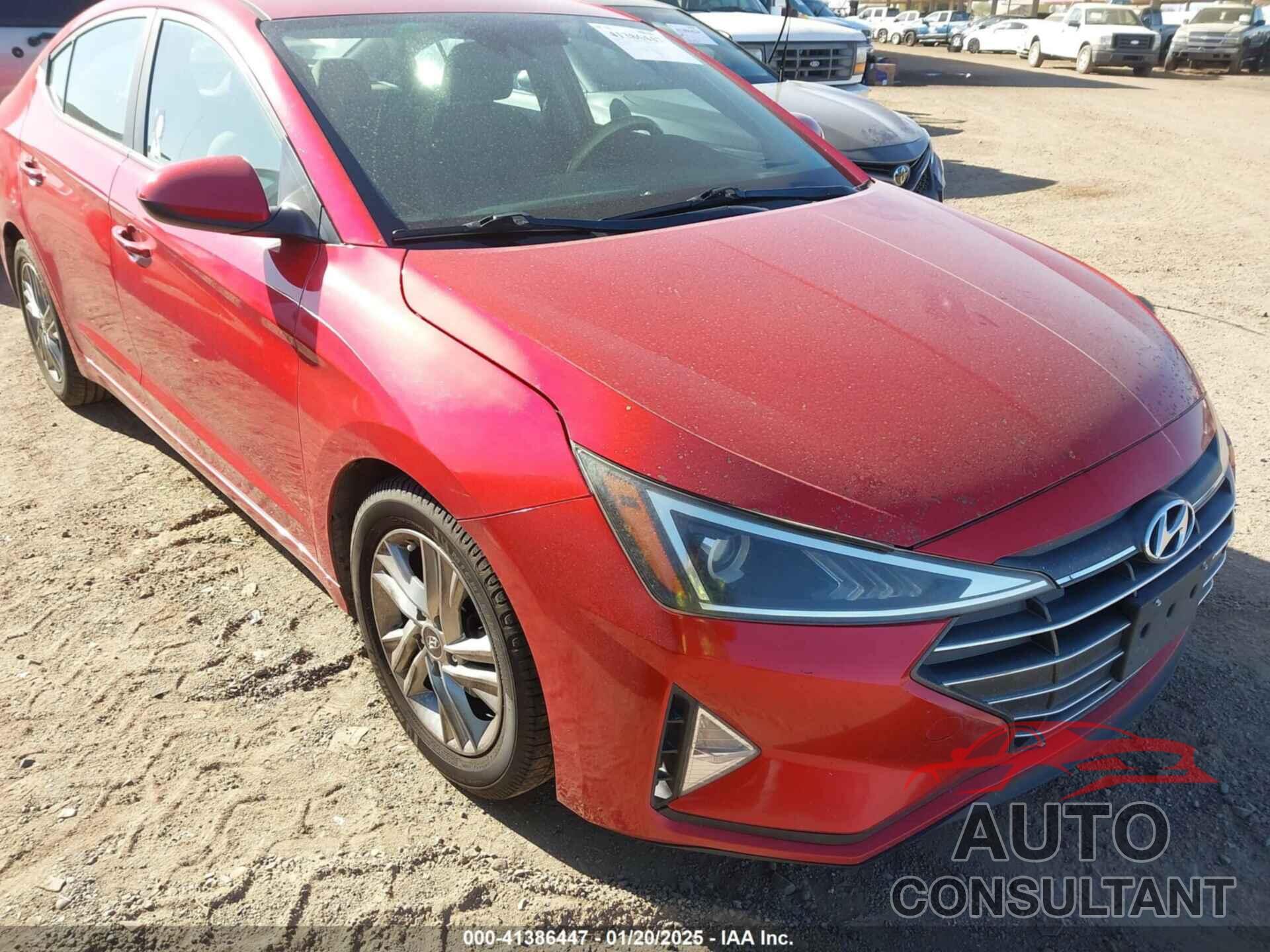 HYUNDAI ELANTRA 2020 - 5NPD84LF8LH577917