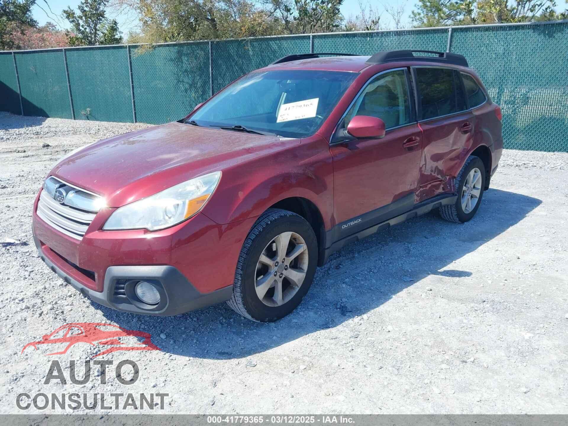 SUBARU OUTBACK 2014 - 4S4BRBCC4E3248768