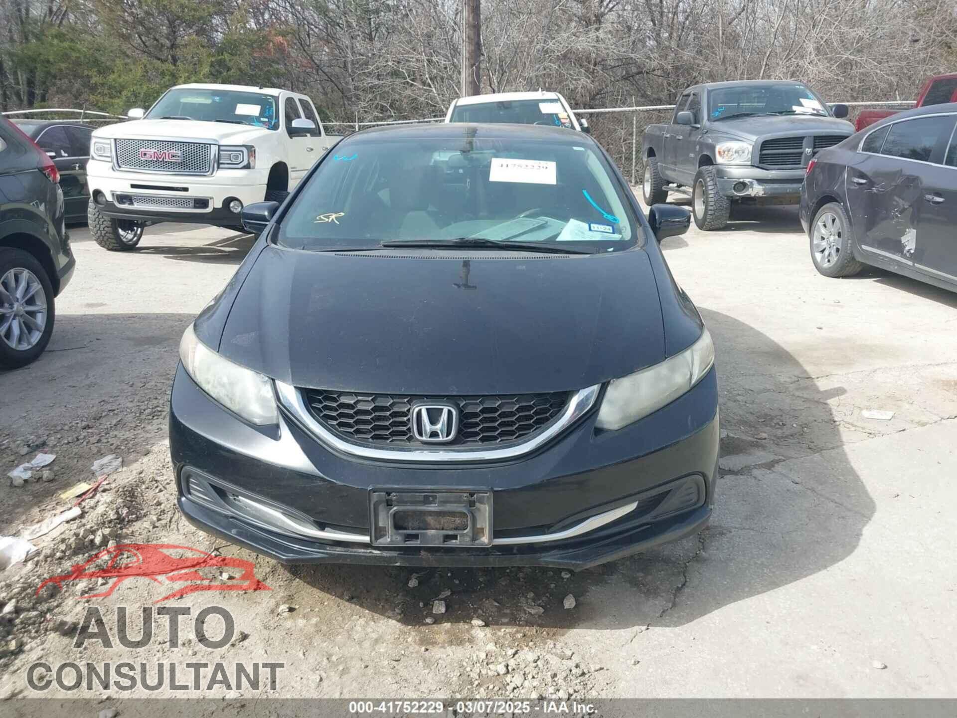 HONDA CIVIC 2014 - 19XFB2F5XEE012125