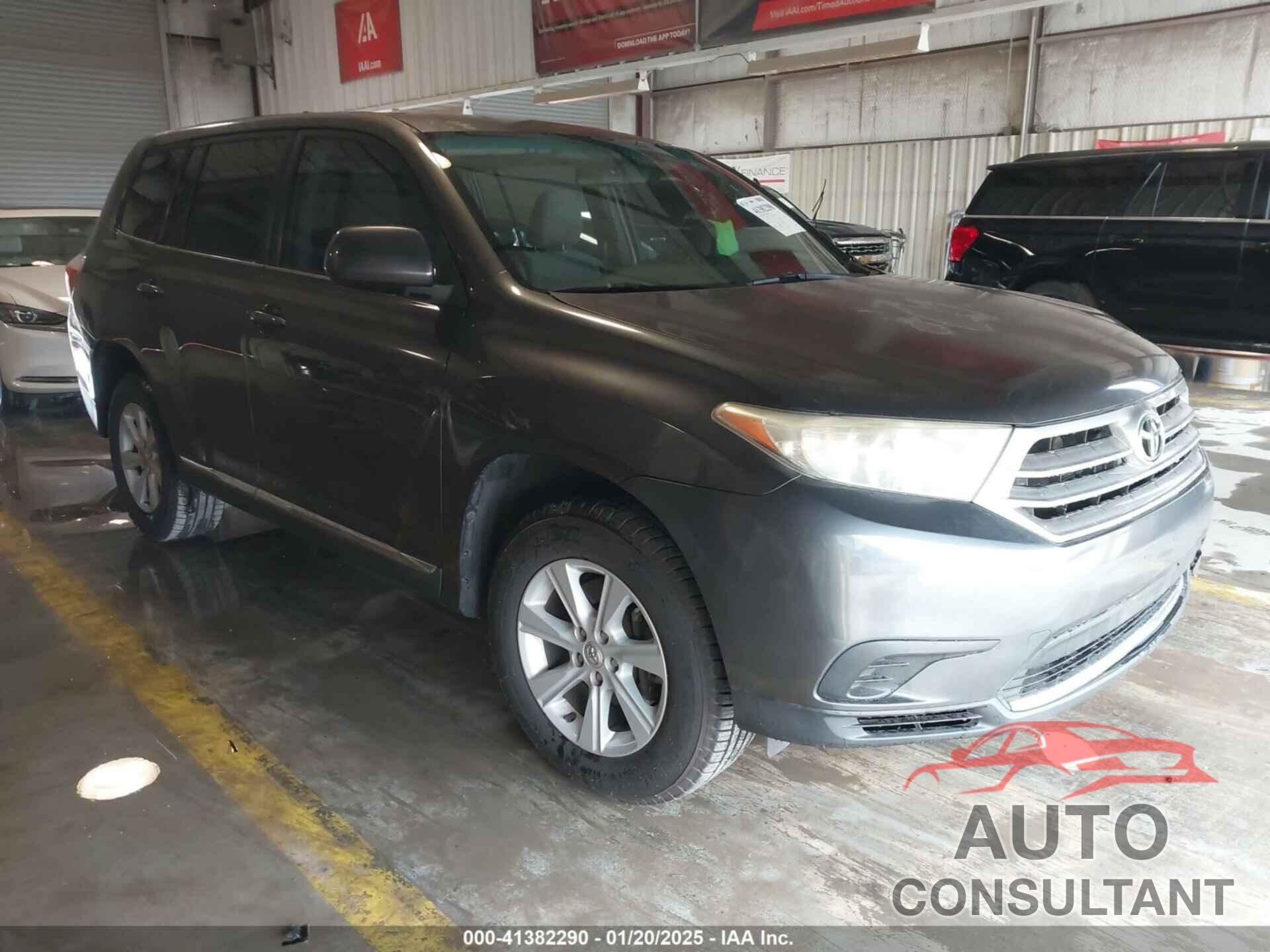 TOYOTA HIGHLANDER 2013 - 5TDZK3EH4DS120484