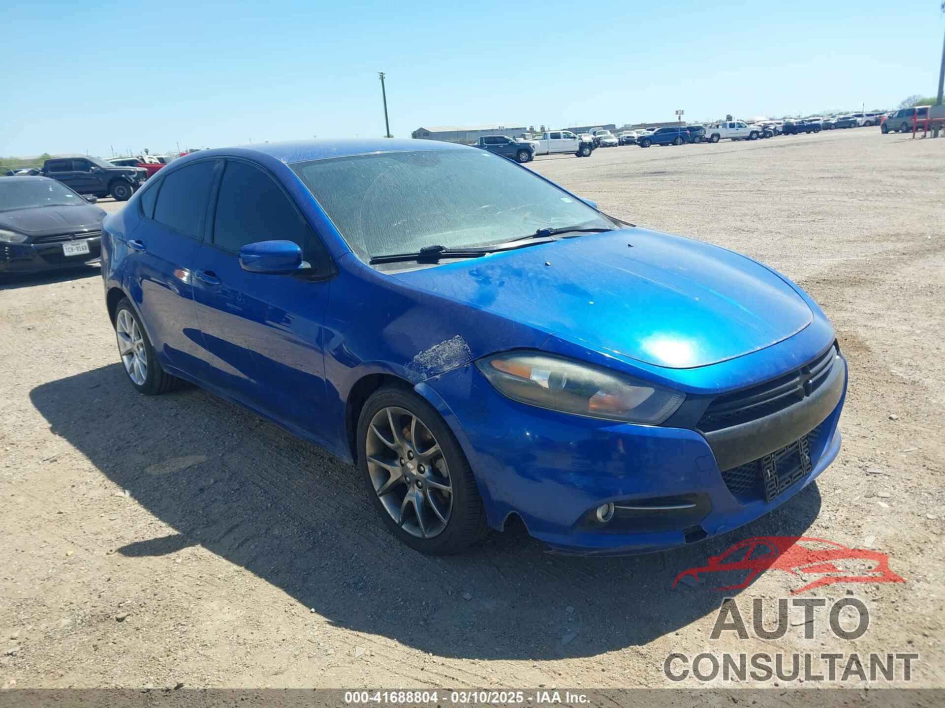 DODGE DART 2013 - 1C3CDFBA9DD339305