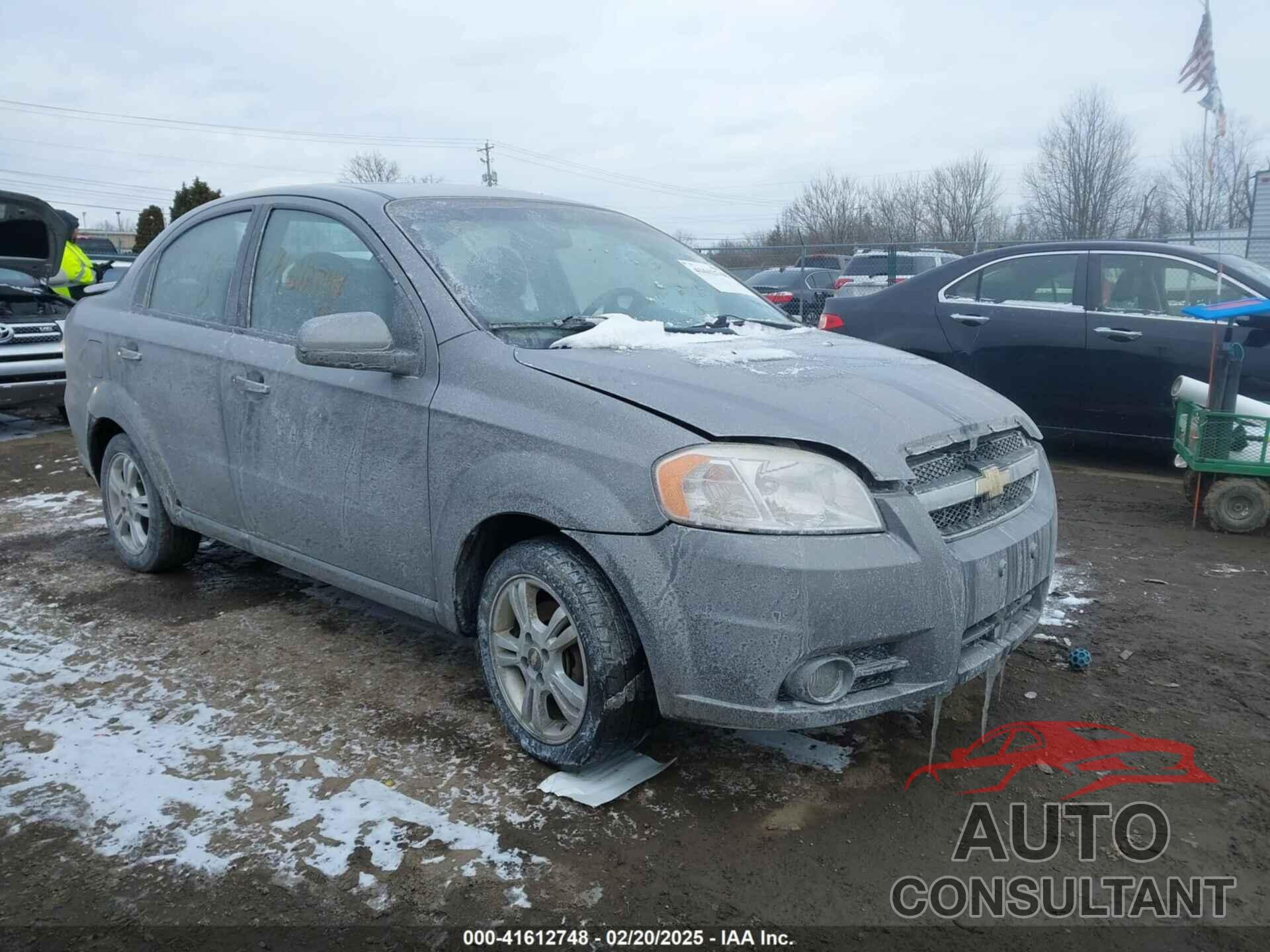 CHEVROLET AVEO 2011 - KL1TG5DE6BB191689