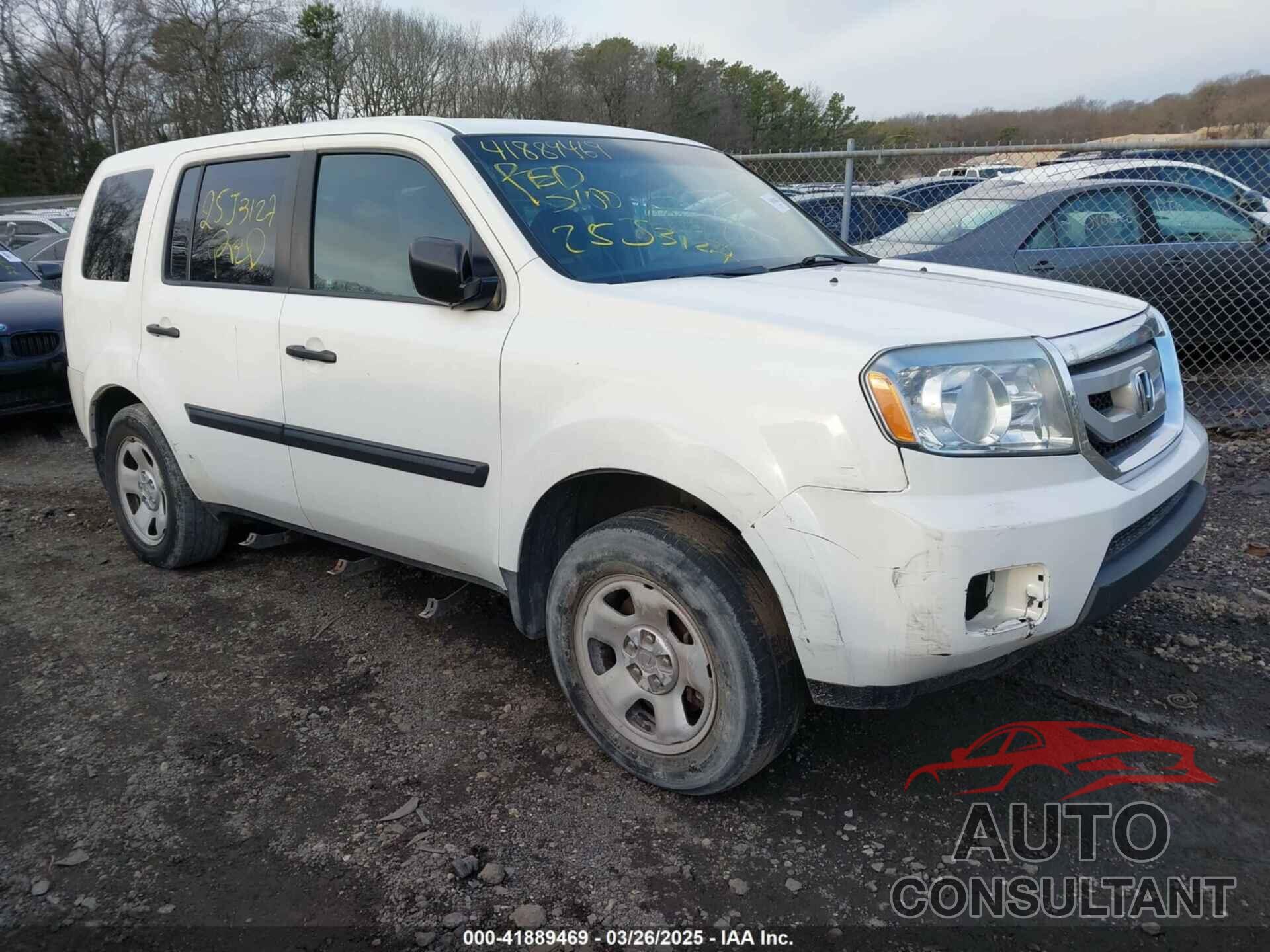 HONDA PILOT 2009 - 5FNYF48239B051599