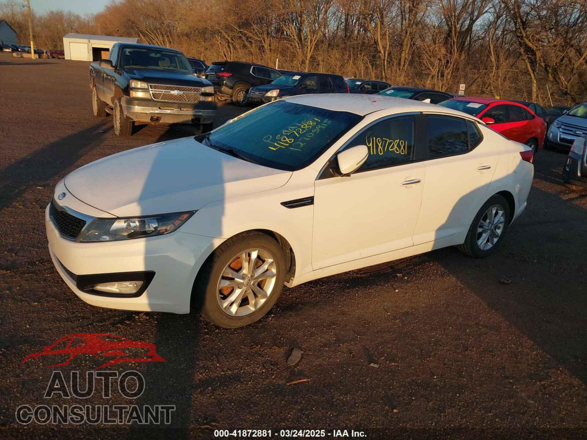 KIA OPTIMA 2013 - 5XXGN4A74DG244838