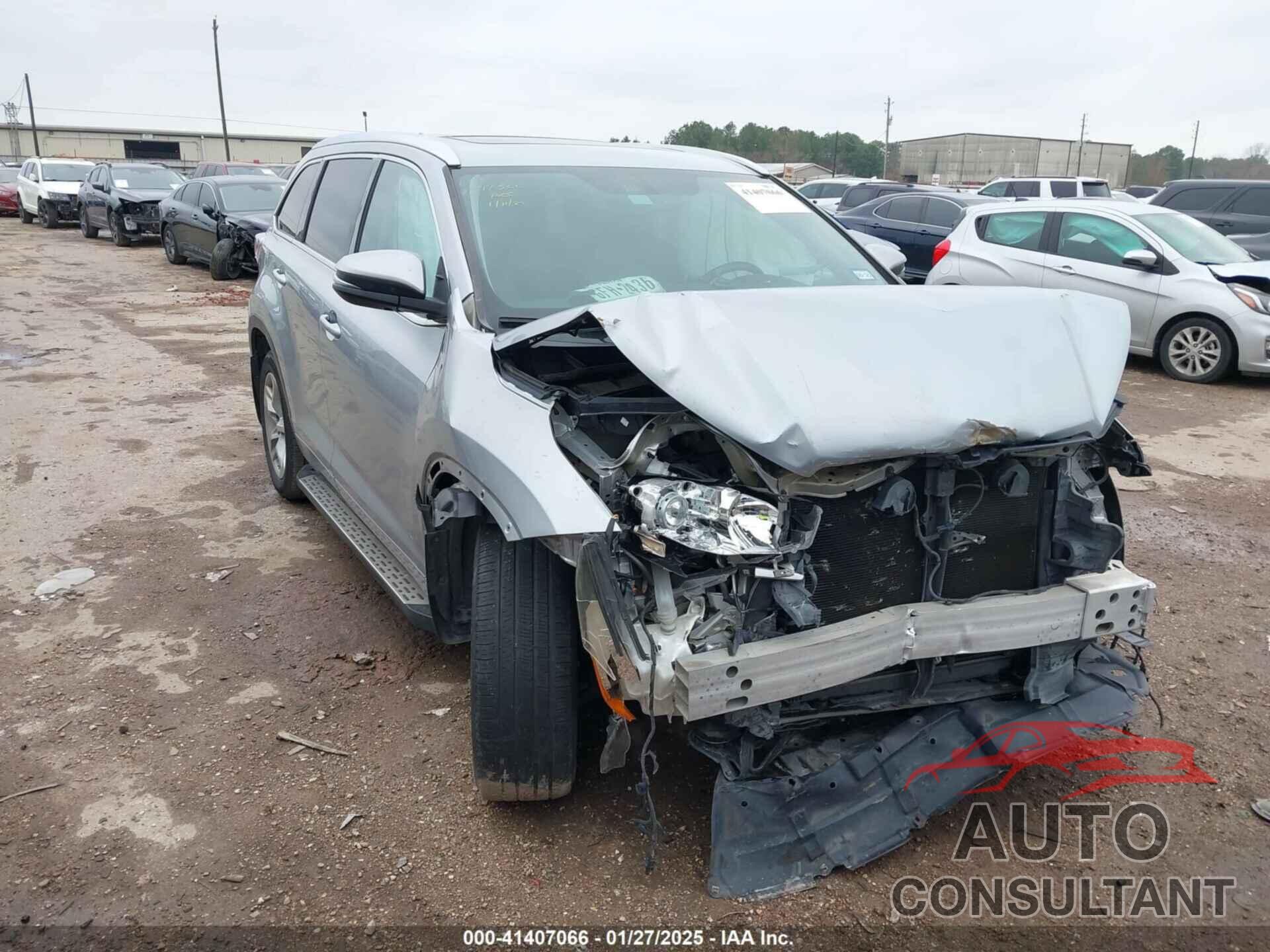 TOYOTA HIGHLANDER 2015 - 5TDYKRFH9FS095002