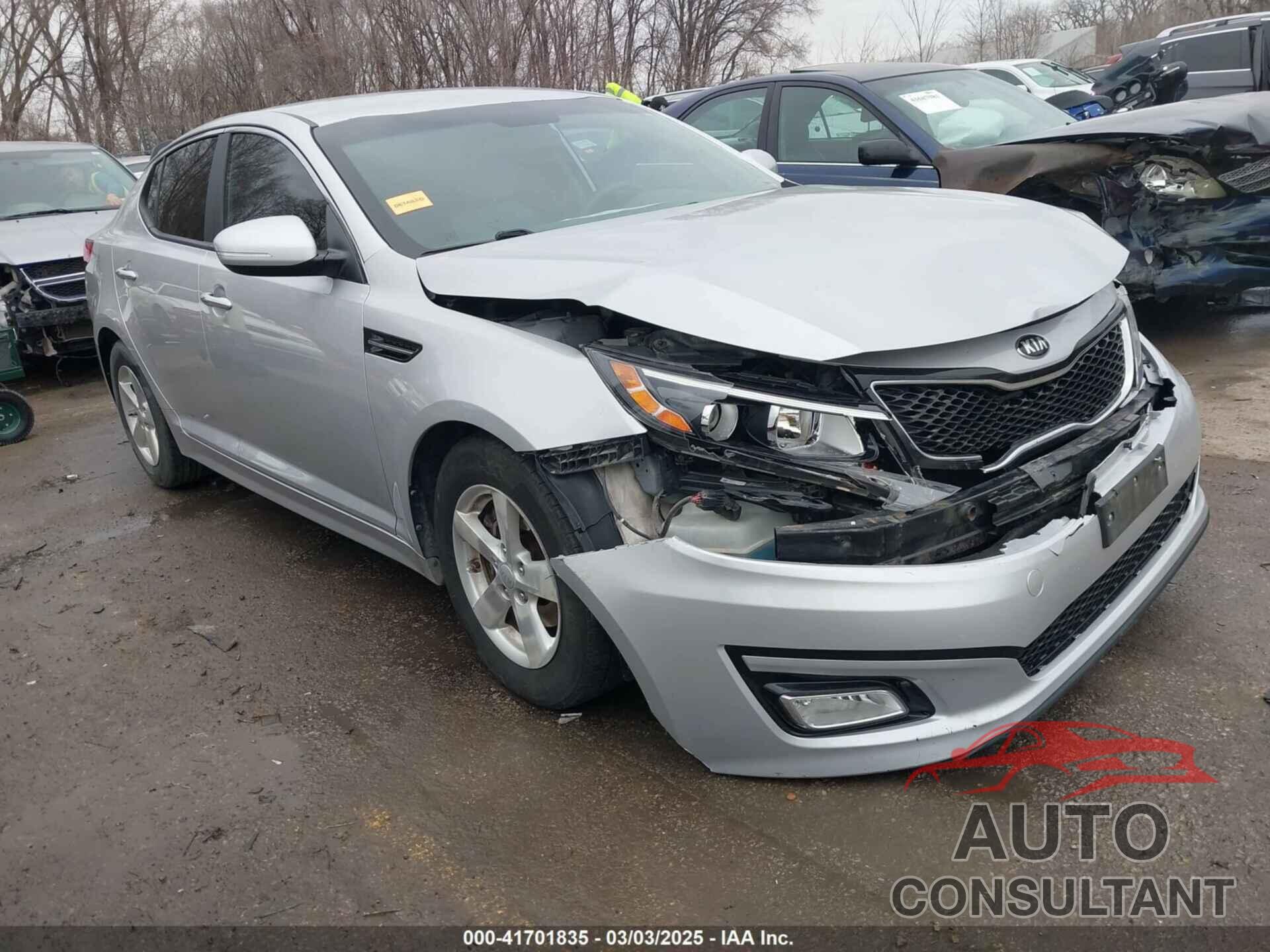 KIA OPTIMA 2014 - KNAGM4A74E5476622
