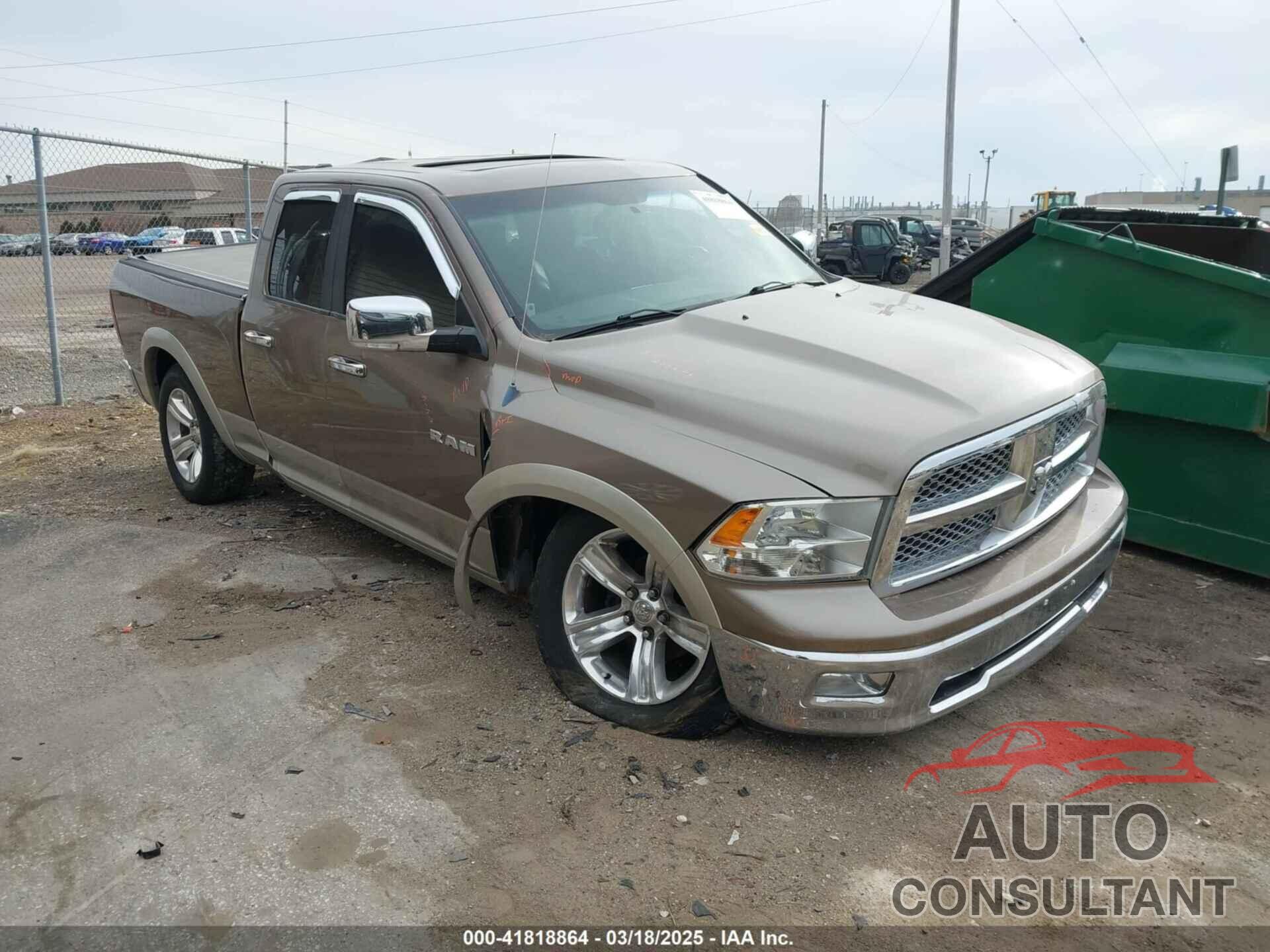 DODGE RAM 1500 2010 - 1D7RV1GT7AS171354