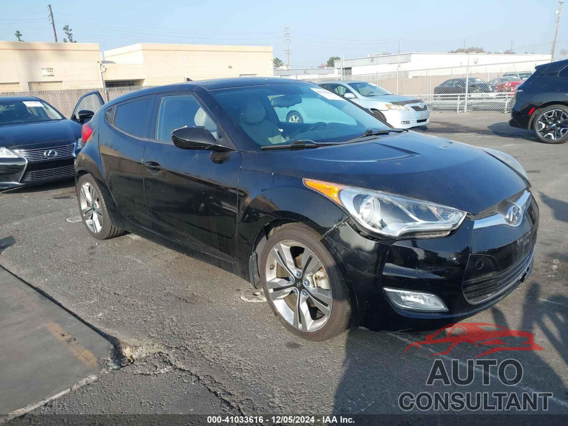 HYUNDAI VELOSTER 2013 - KMHTC6AD2DU101849