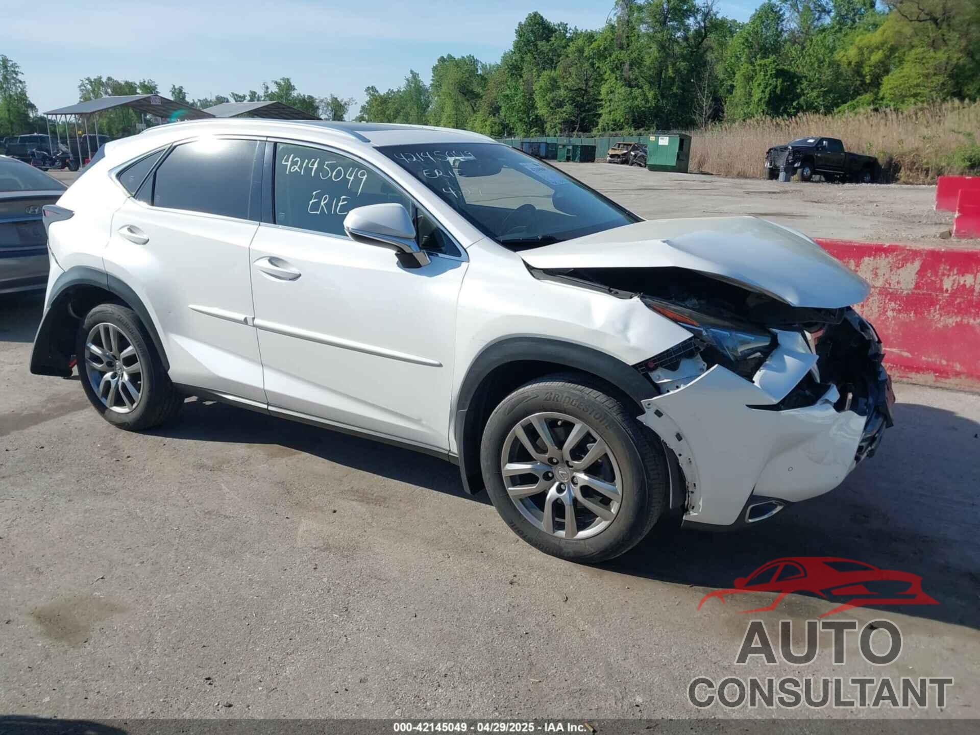 LEXUS NX 200T 2015 - JTJBARBZ3F2039410