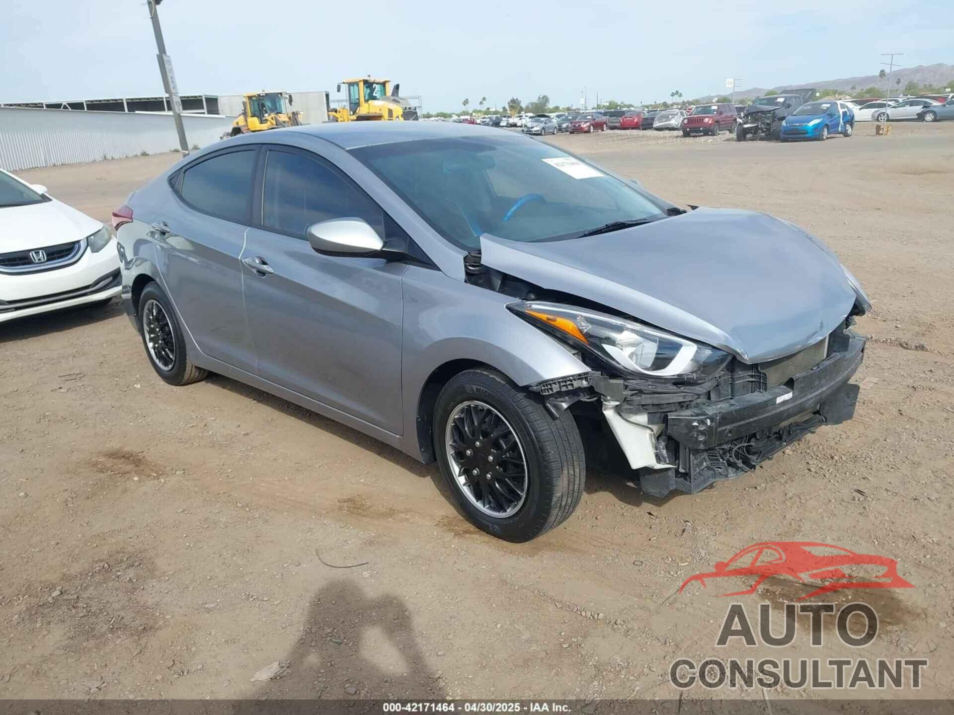 HYUNDAI ELANTRA 2016 - 5NPDH4AE1GH669628