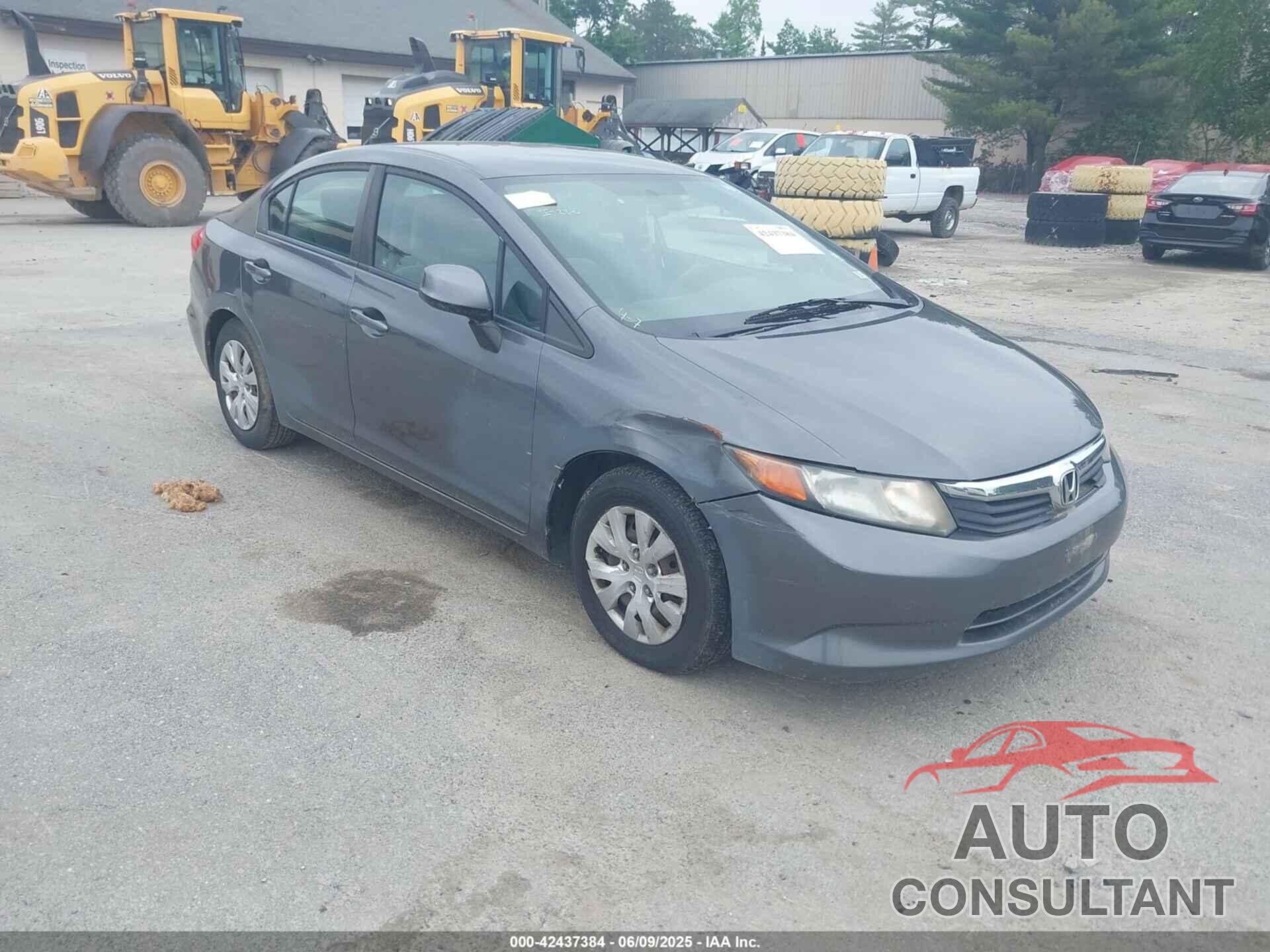 HONDA CIVIC 2012 - 2HGFB2F54CH317395