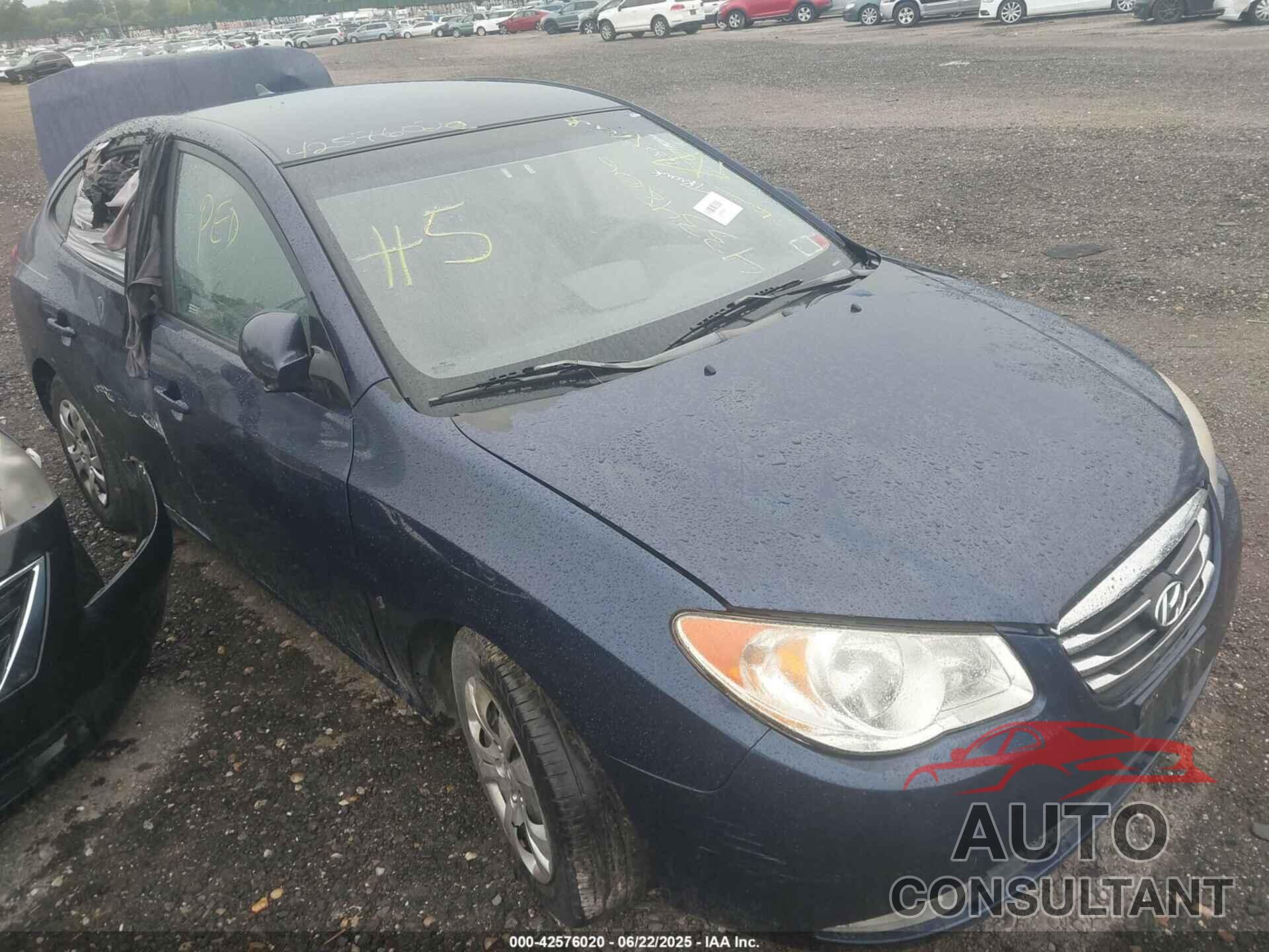 HYUNDAI ELANTRA 2010 - KMHDU4AD8AU877372