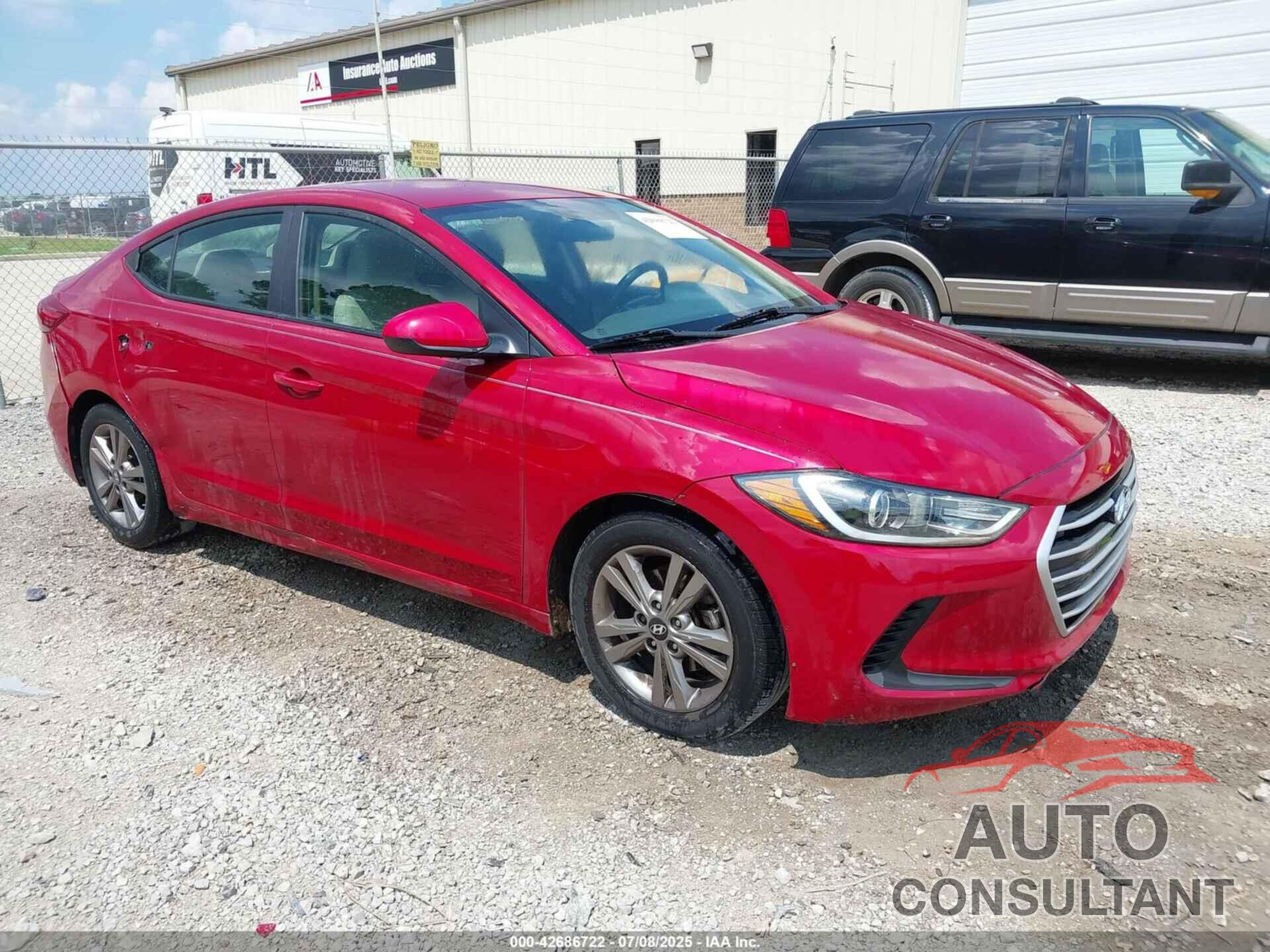 HYUNDAI ELANTRA 2017 - KMHD84LFXHU075239
