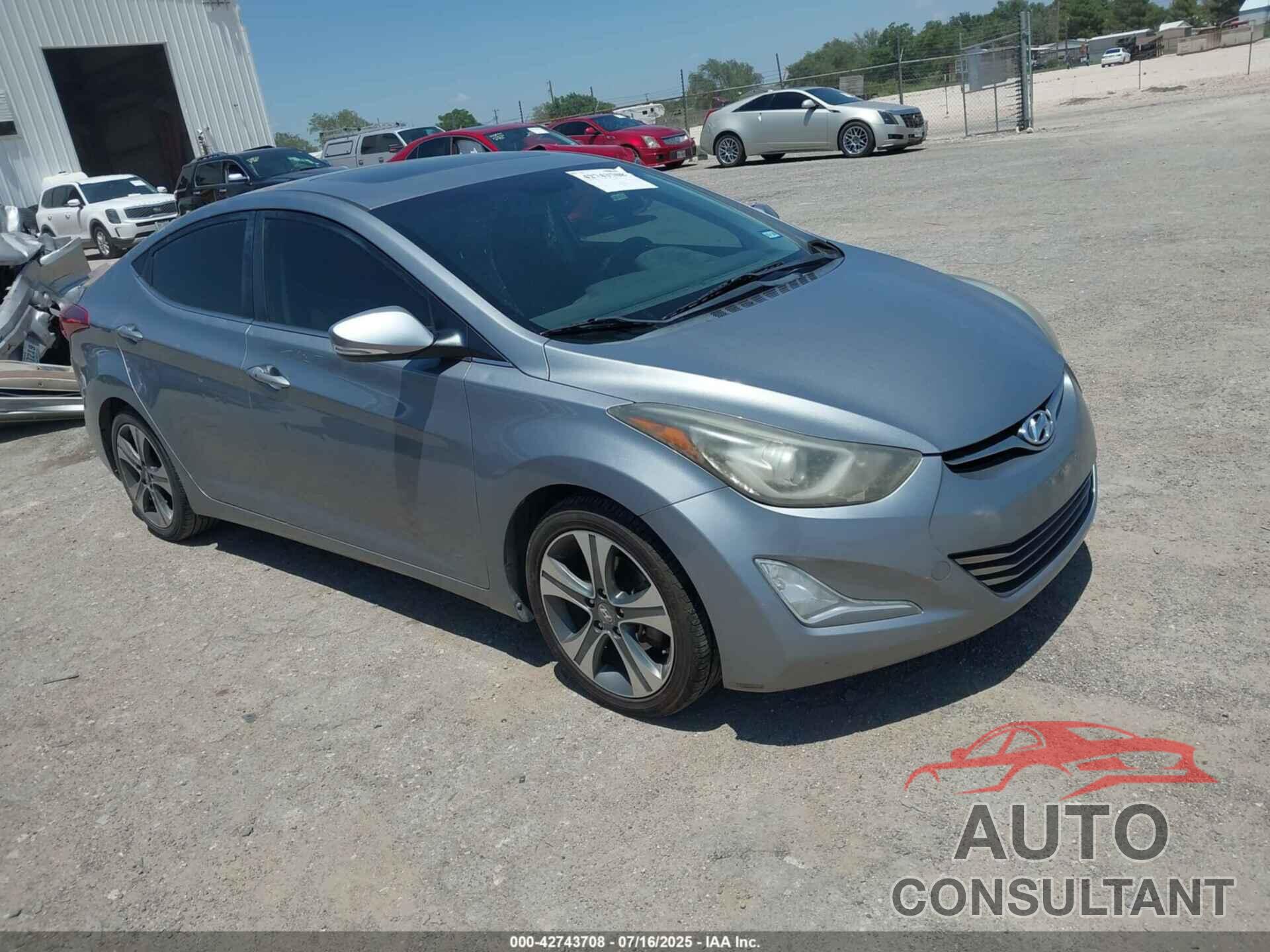 HYUNDAI ELANTRA 2015 - KMHDH4AH4FU321591