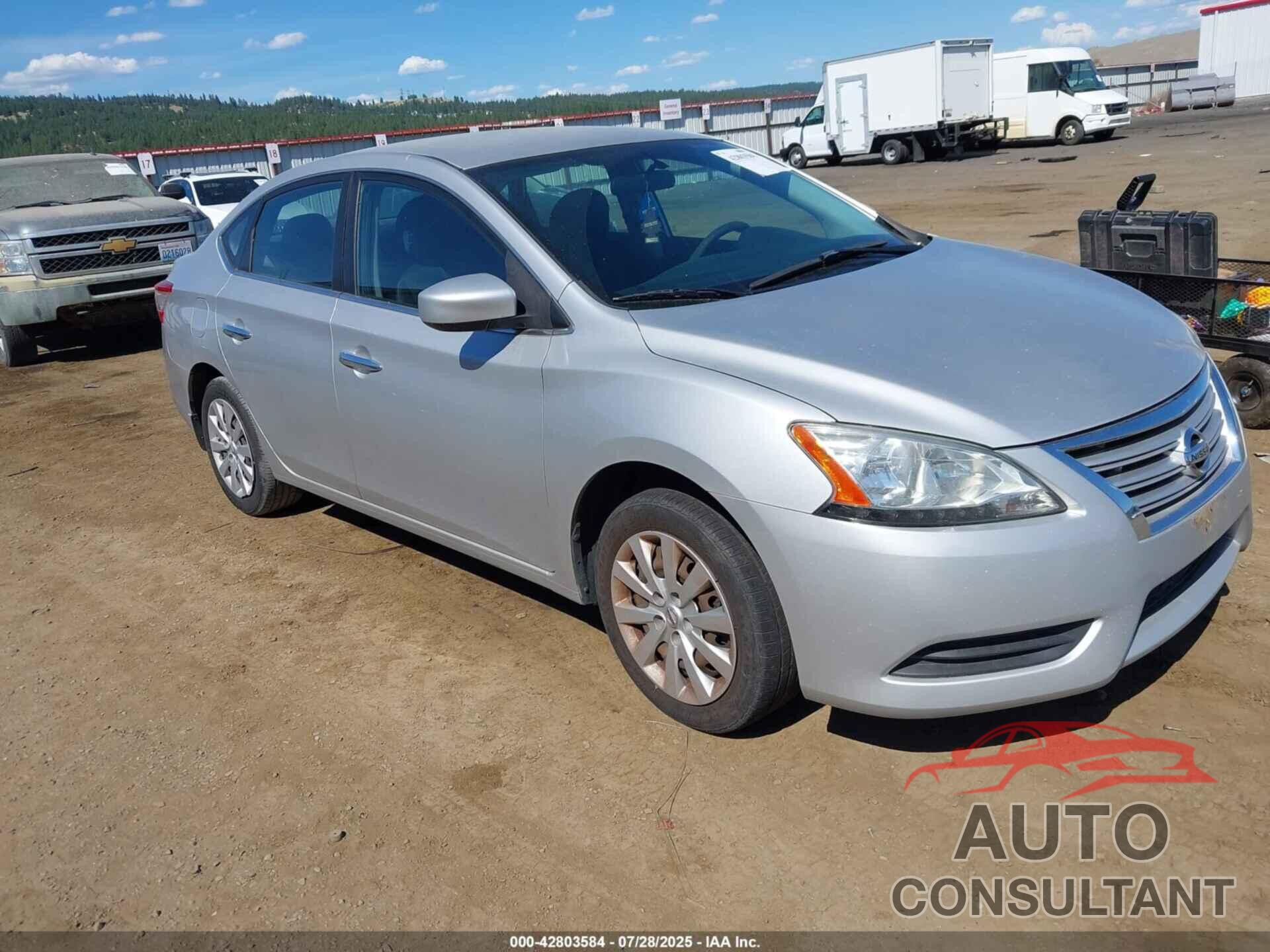 NISSAN SENTRA 2014 - 3N1AB7AP6EY221962