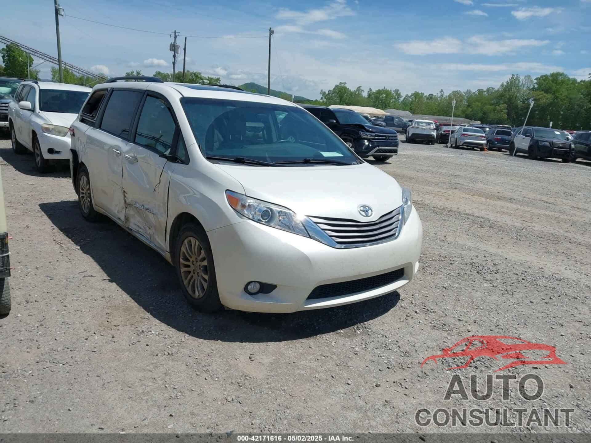 TOYOTA SIENNA 2017 - 5TDYZ3DC9HS889730