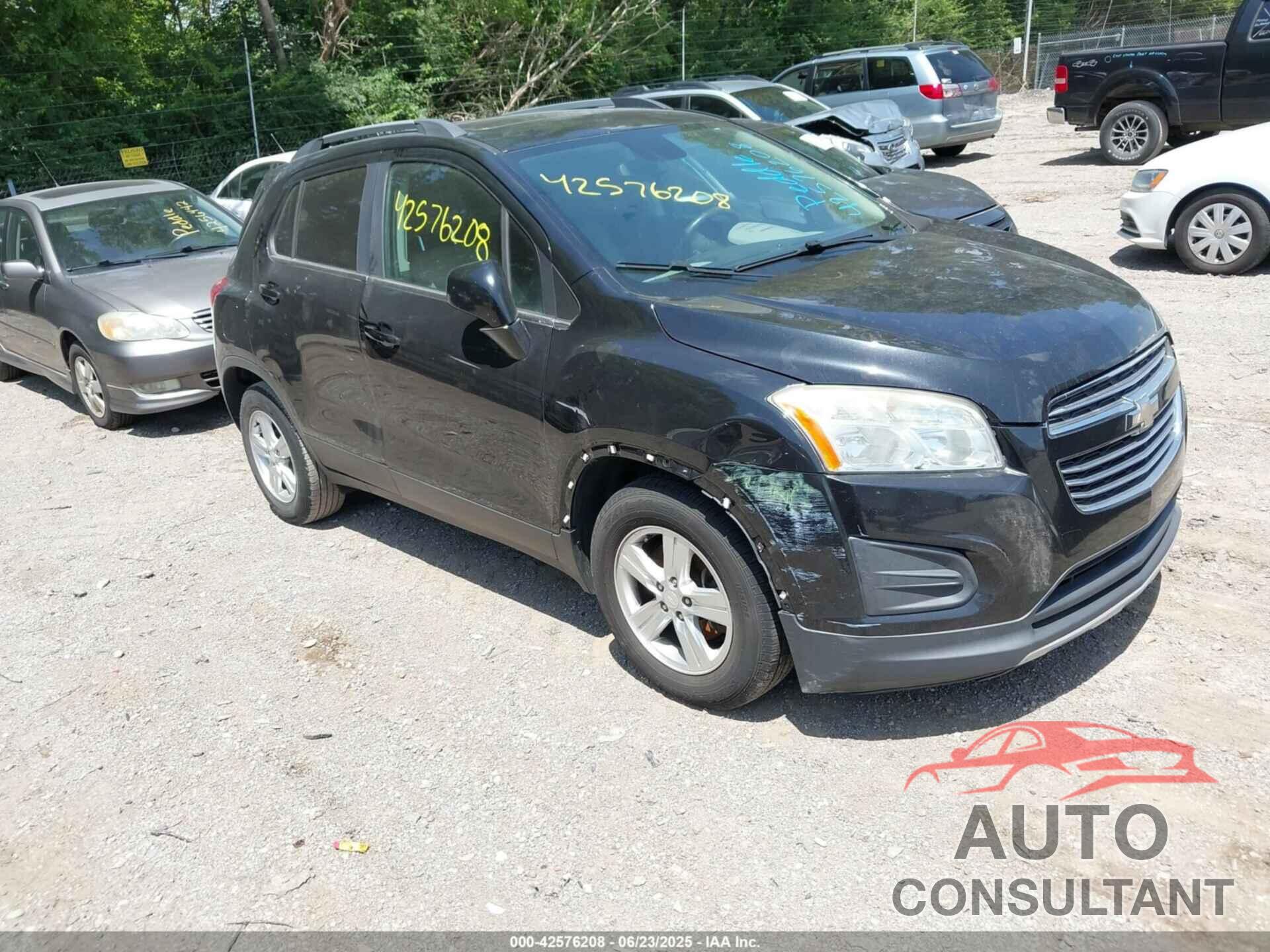 CHEVROLET TRAX 2015 - 3GNCJLSBXFL170721