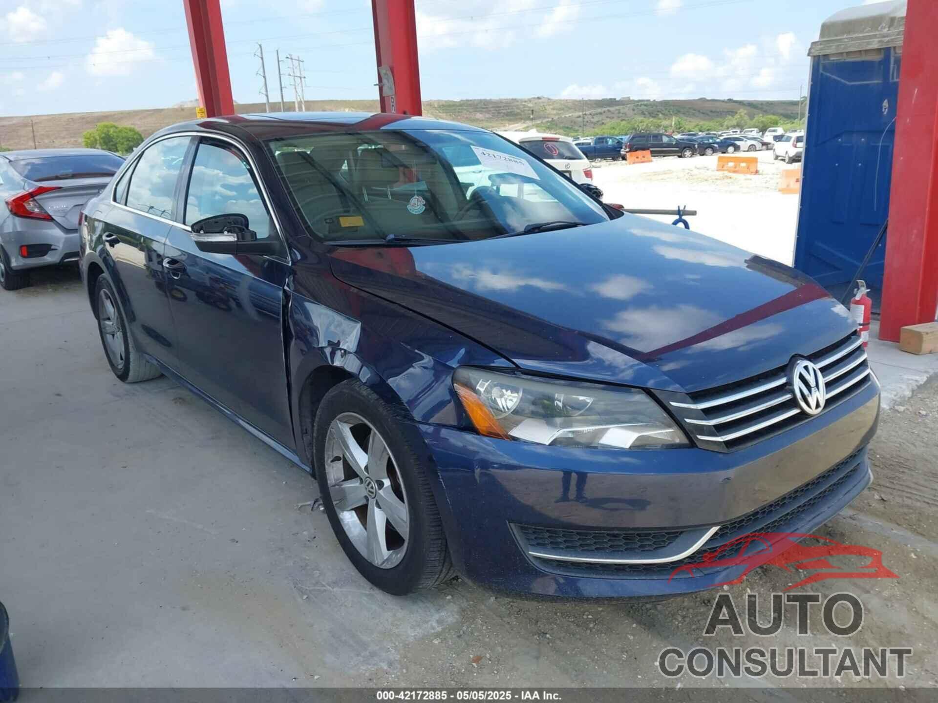 VOLKSWAGEN PASSAT 2013 - 1VWBP7A39DC113453