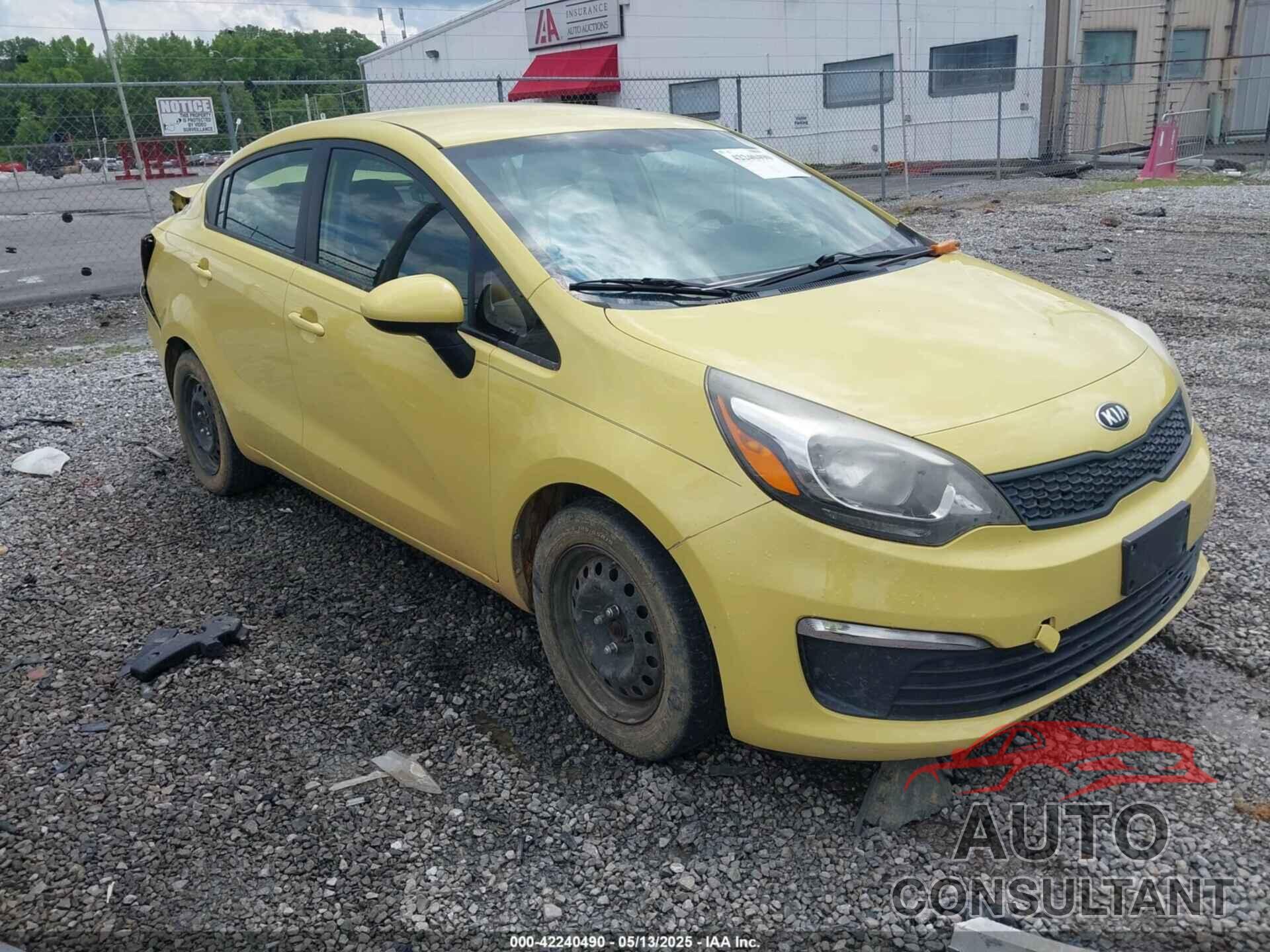 KIA RIO 2016 - KNADM4A37G6553027