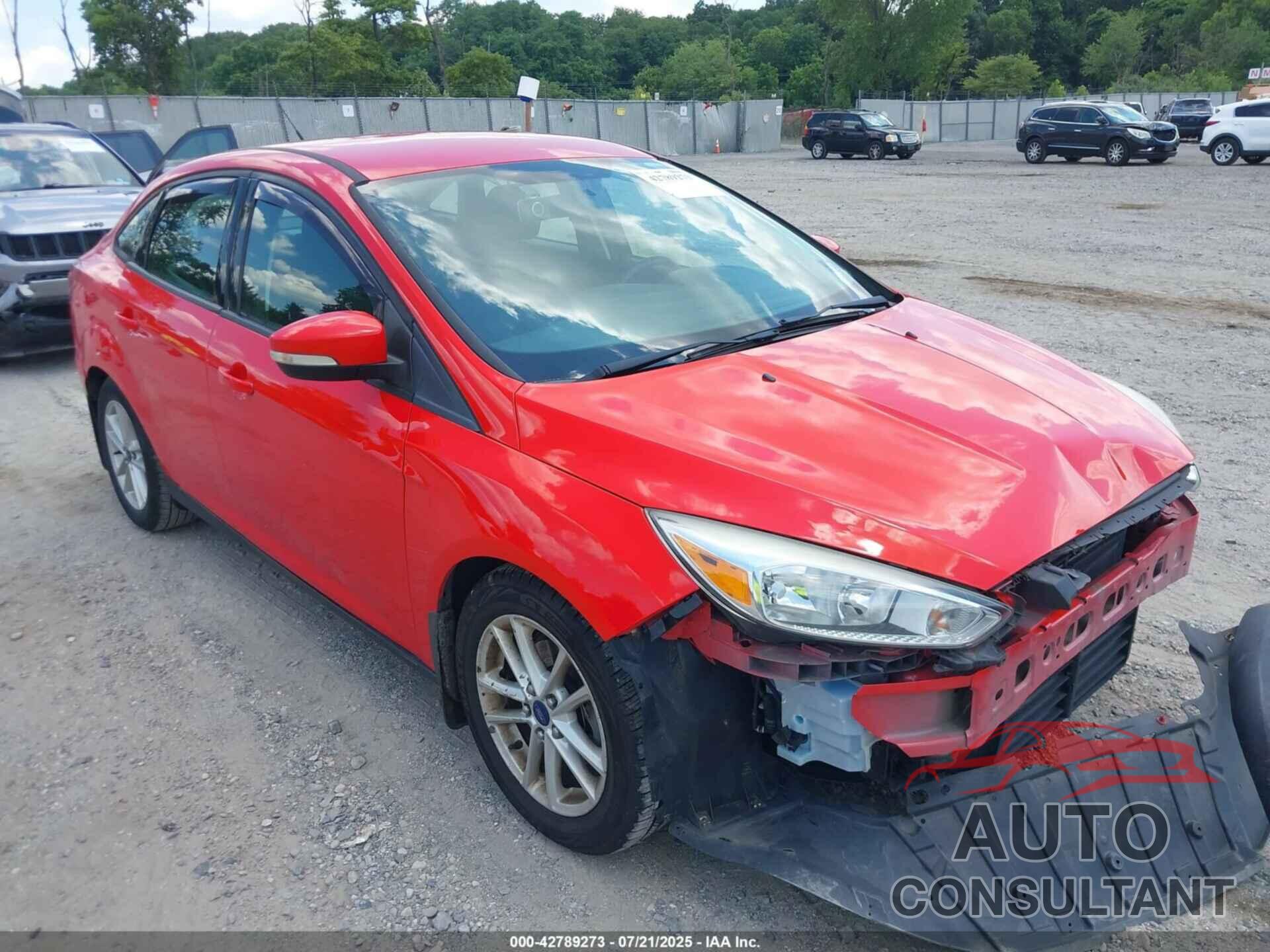 FORD FOCUS 2015 - 1FADP3F2XFL237938