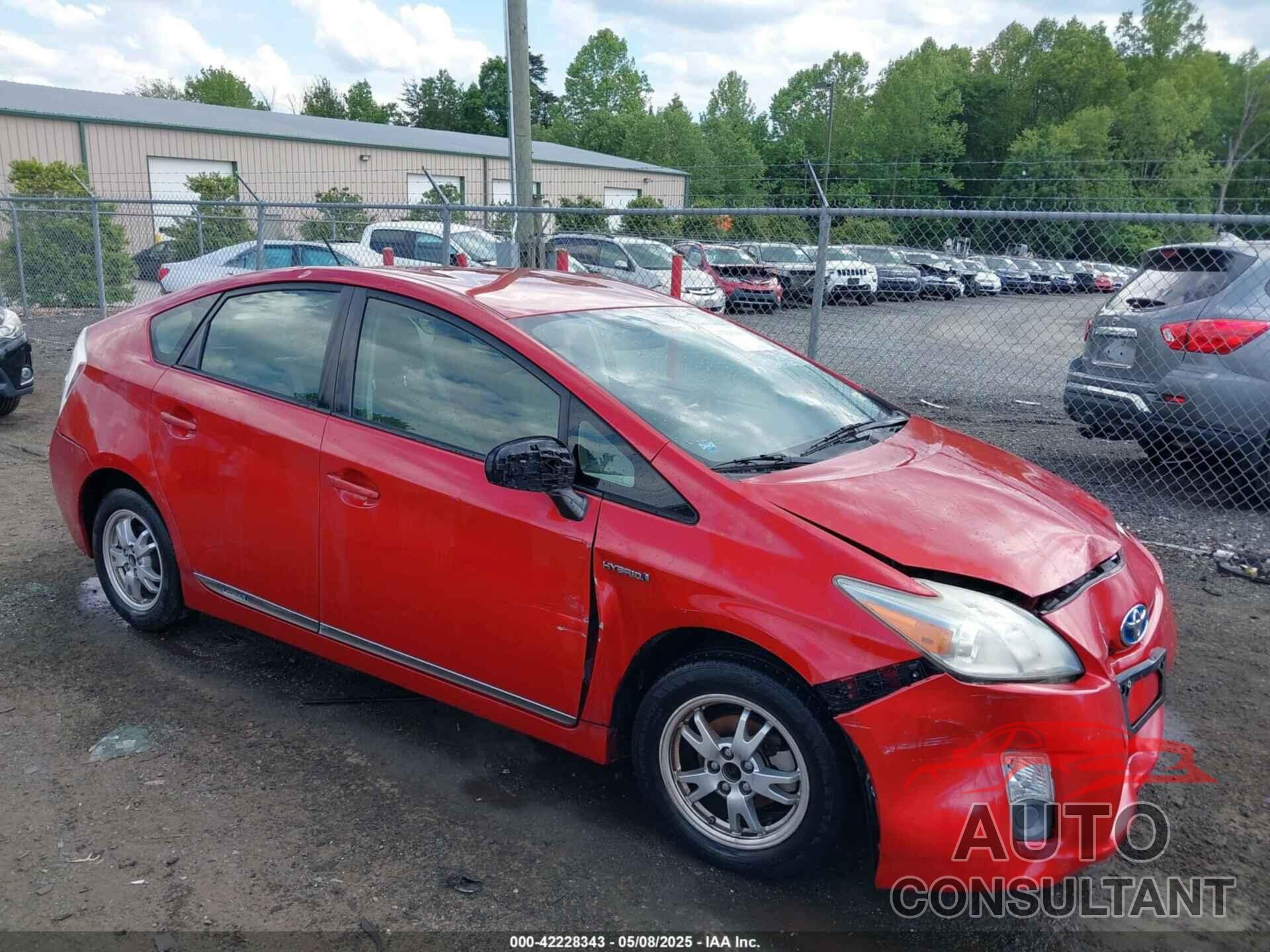 TOYOTA PRIUS 2011 - JTDKN3DU8B5322979