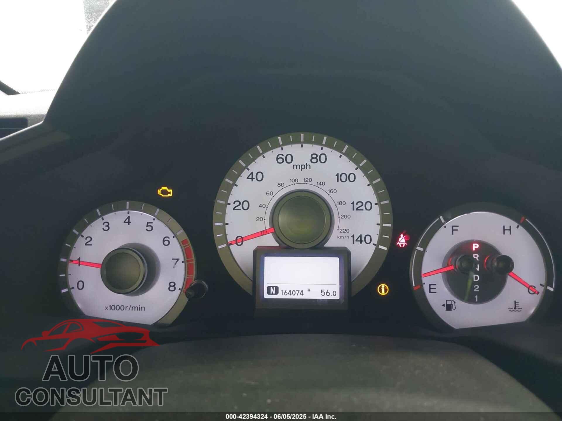 HONDA PILOT 2011 - 5FNYF4H99BB035894
