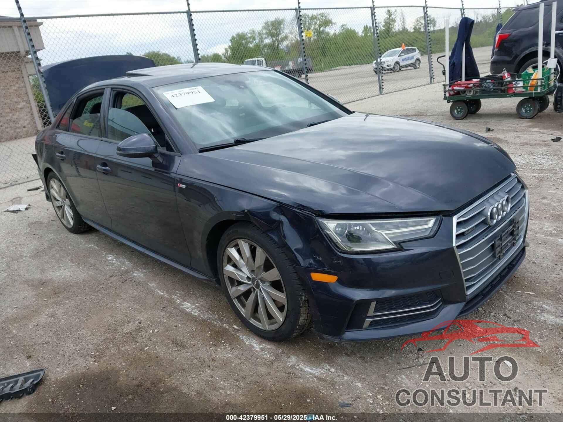 AUDI A4 2018 - WAUDNAF43JN013068