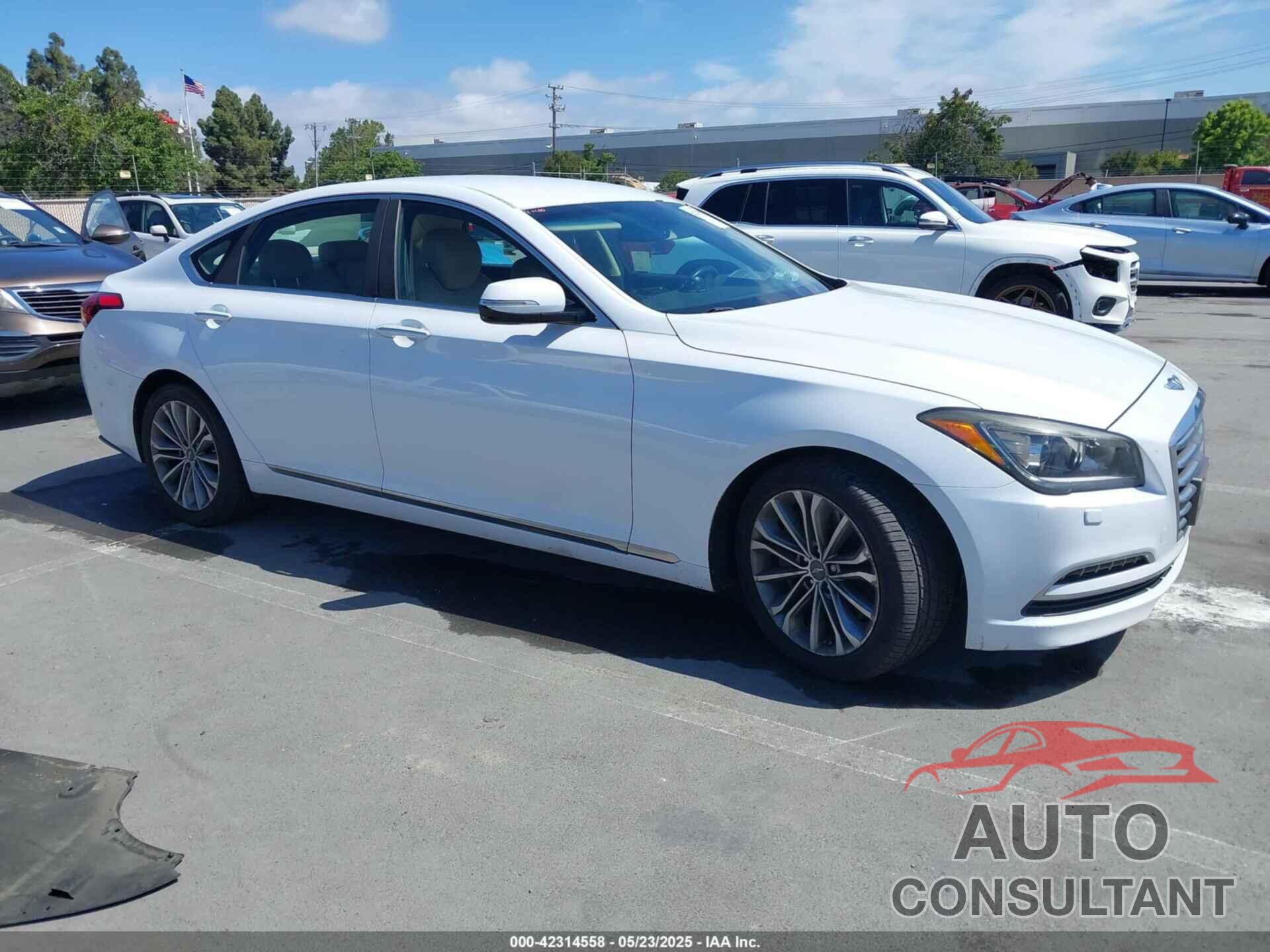 HYUNDAI GENESIS 2016 - KMHGN4JE2GU120592
