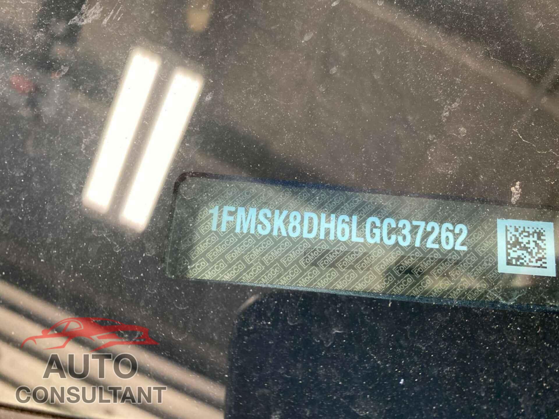 FORD EXPLORER 2020 - 1FMSK8DH6LGC37262