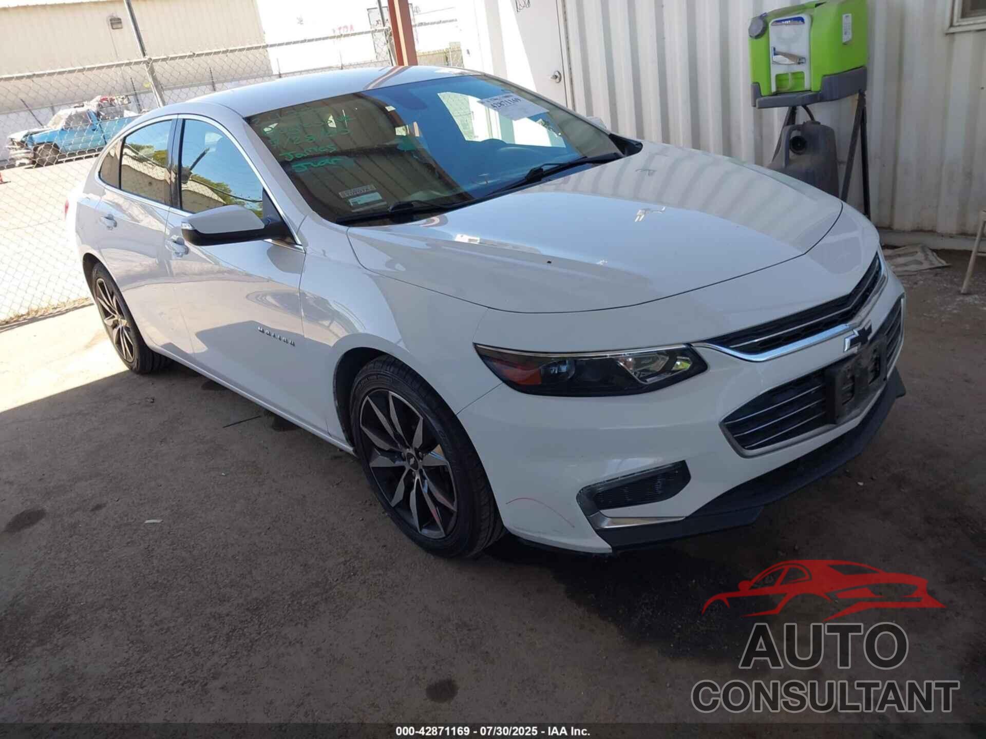 CHEVROLET MALIBU 2018 - 1G1ZD5ST7JF274299