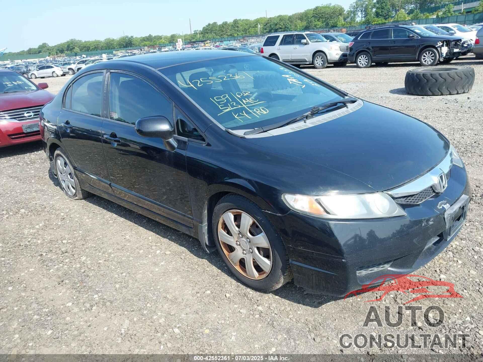HONDA CIVIC 2010 - 2HGFA1F54AH307959
