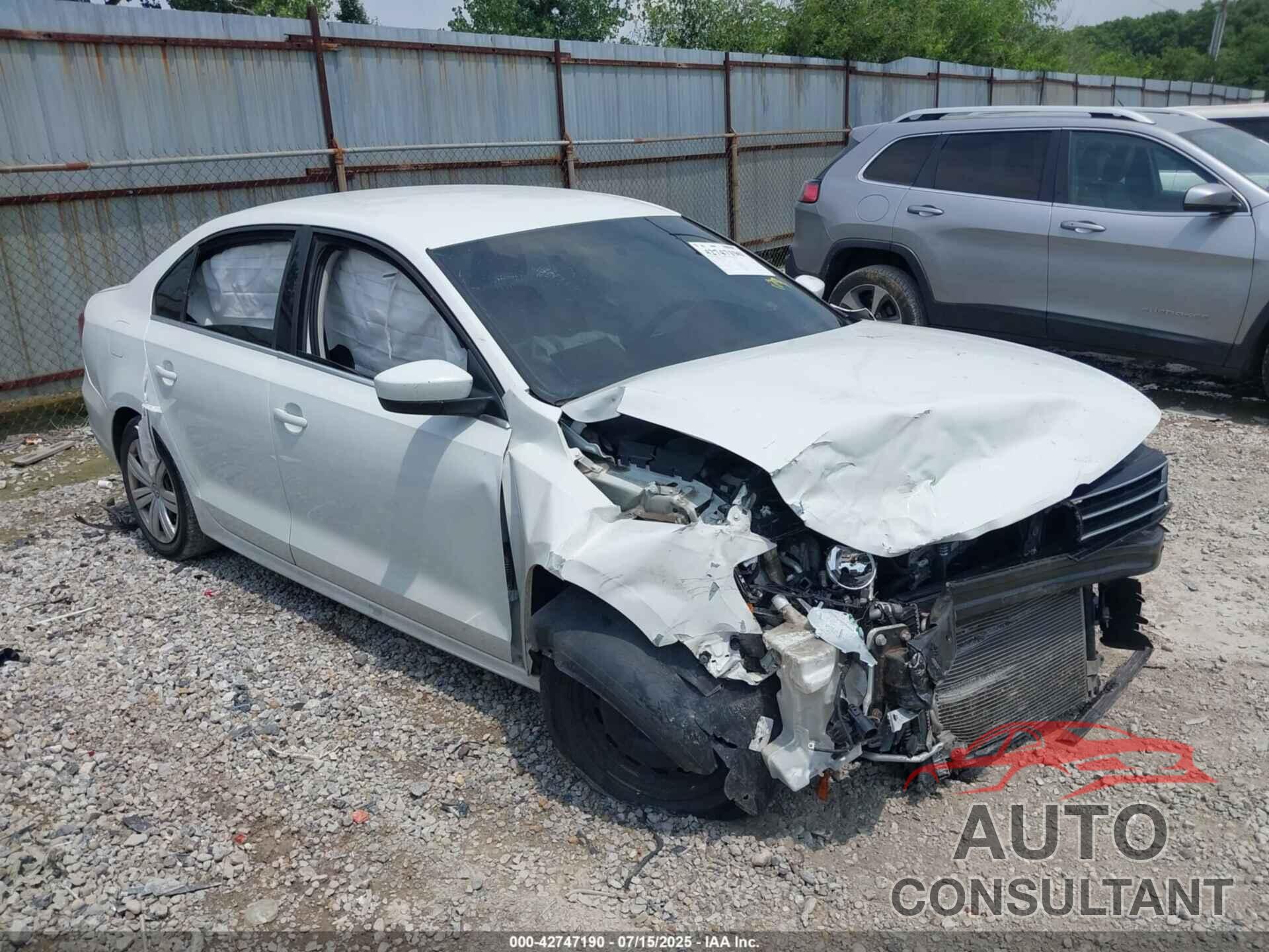 VOLKSWAGEN JETTA 2017 - 3VW2B7AJ3HM236621