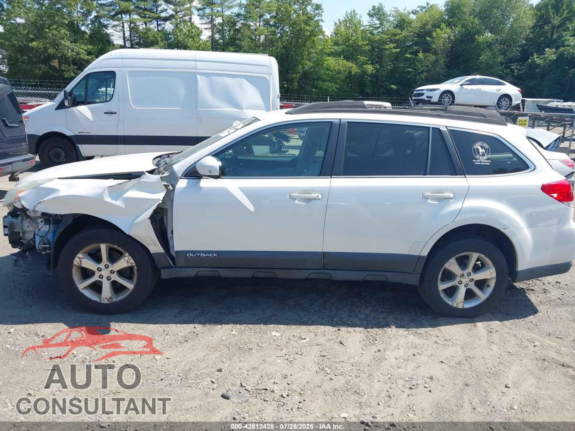 SUBARU OUTBACK 2014 - 4S4BRBKC5E3312172